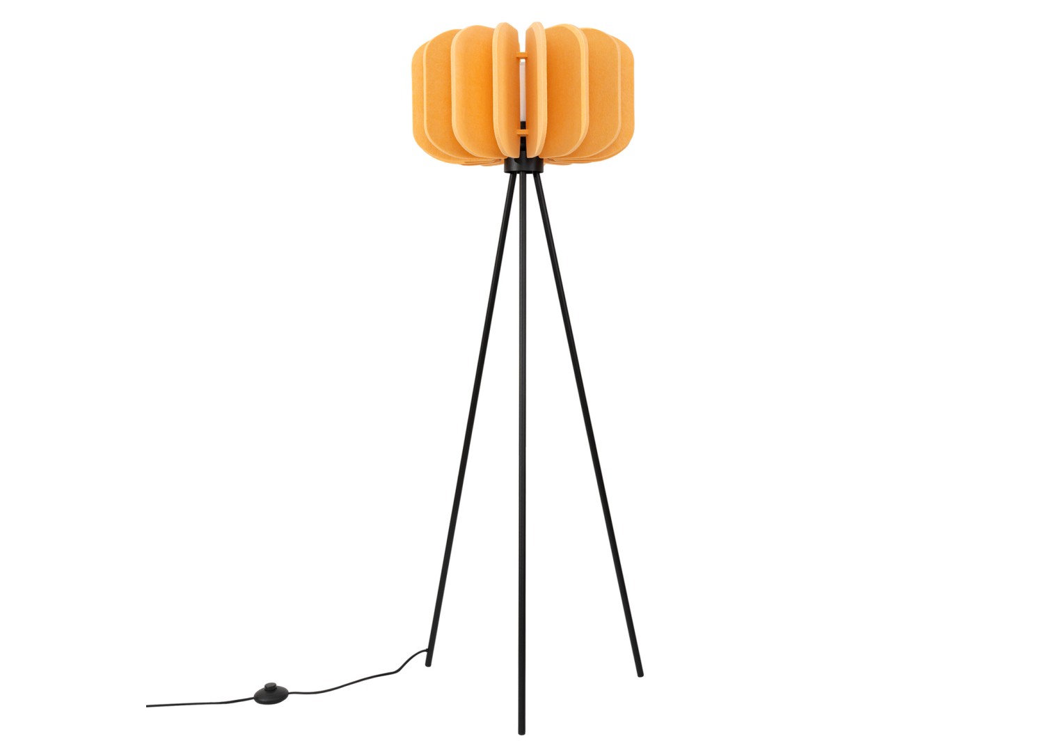 Lampadaire MULA 45 jaune et noir E27 – vue complémentaire 2