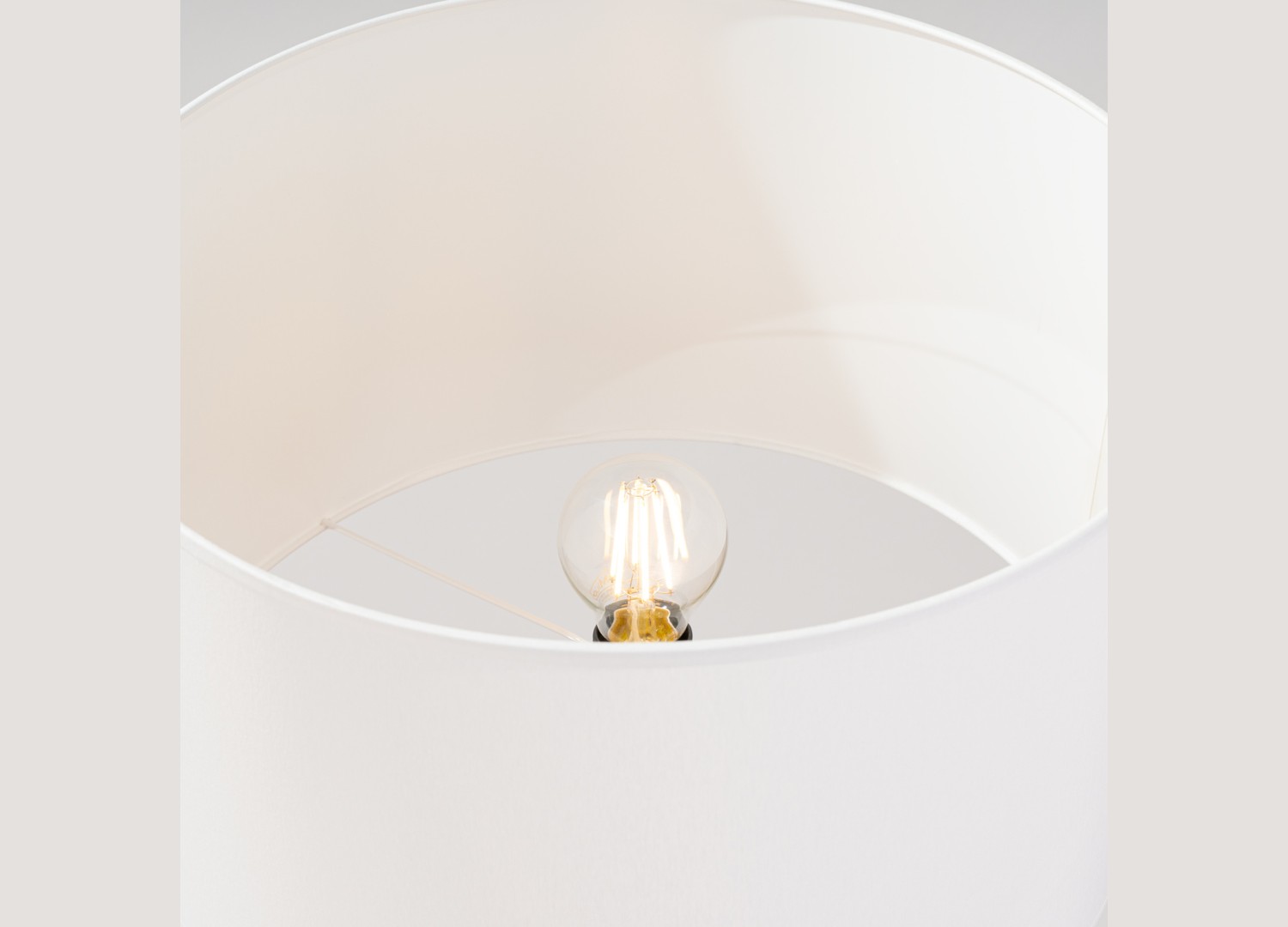 Lampadaire NATT blanc et bois naturel E27 – vue complémentaire 5