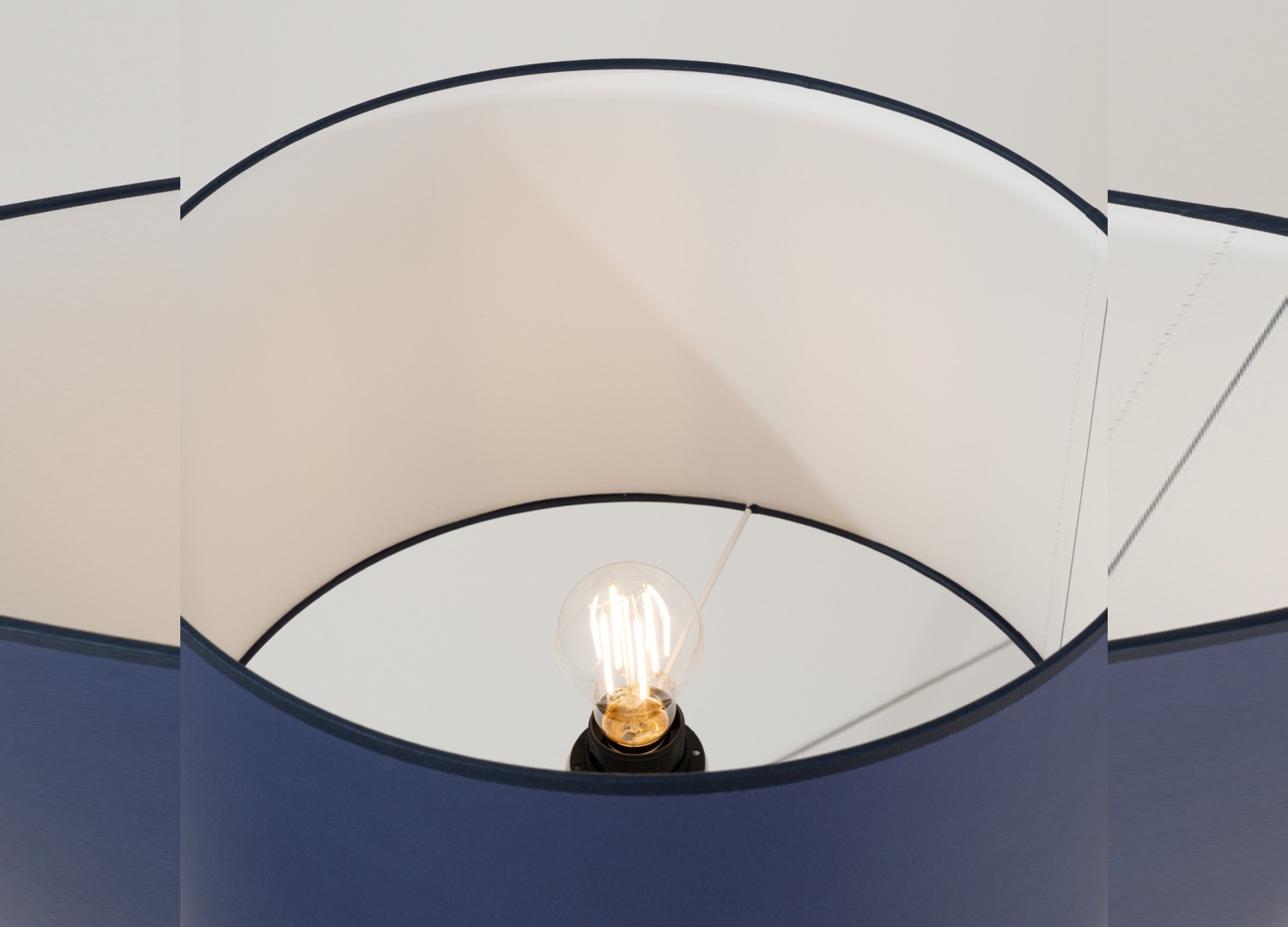 Lampadaire NEVIA bleu marine 135 cm E27 – vue 5