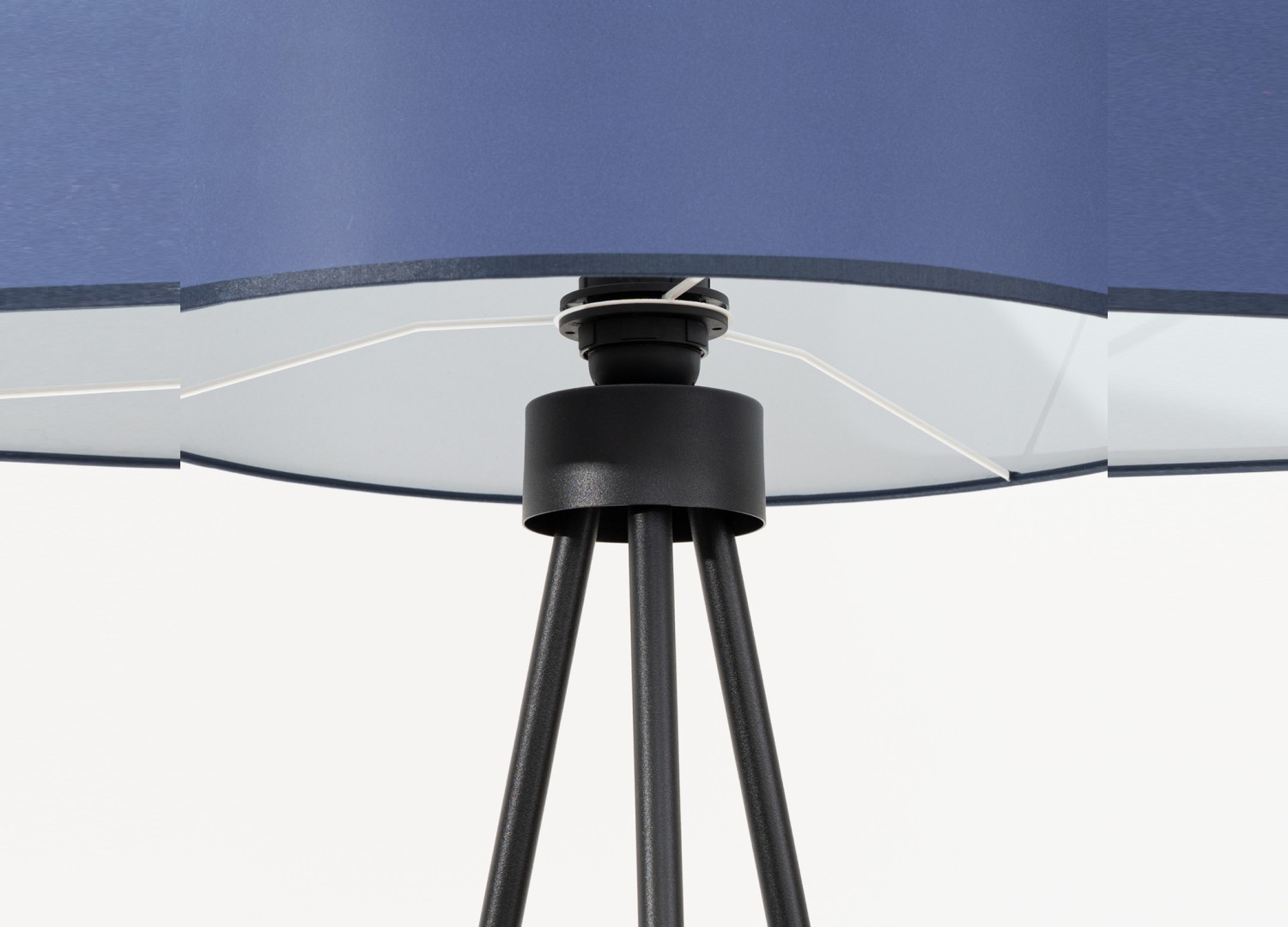Lampadaire NEVIA bleu marine 135 cm E27 – vue 7