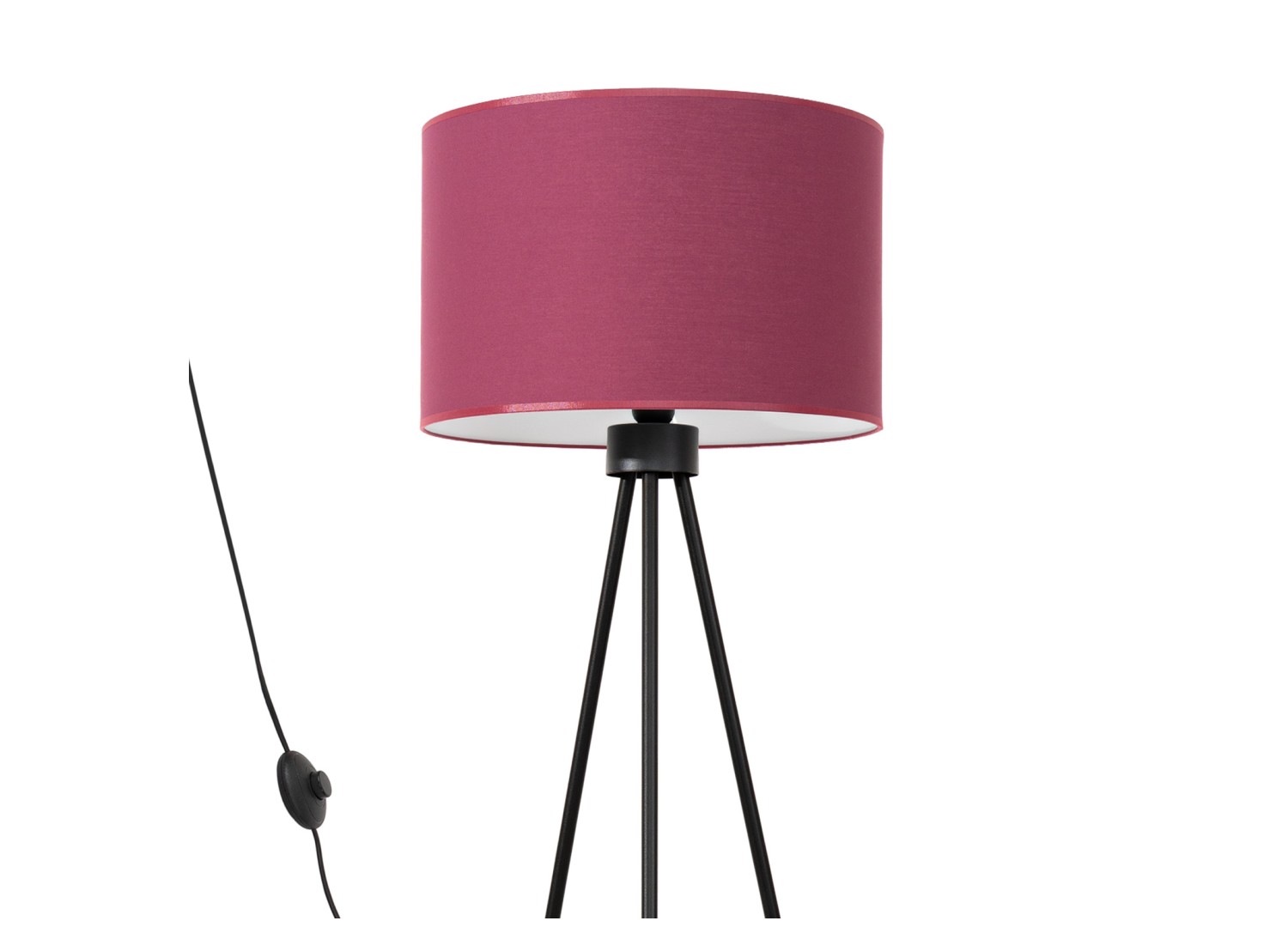 Lampadaire NEVIA bordeaux 135 cm E27
