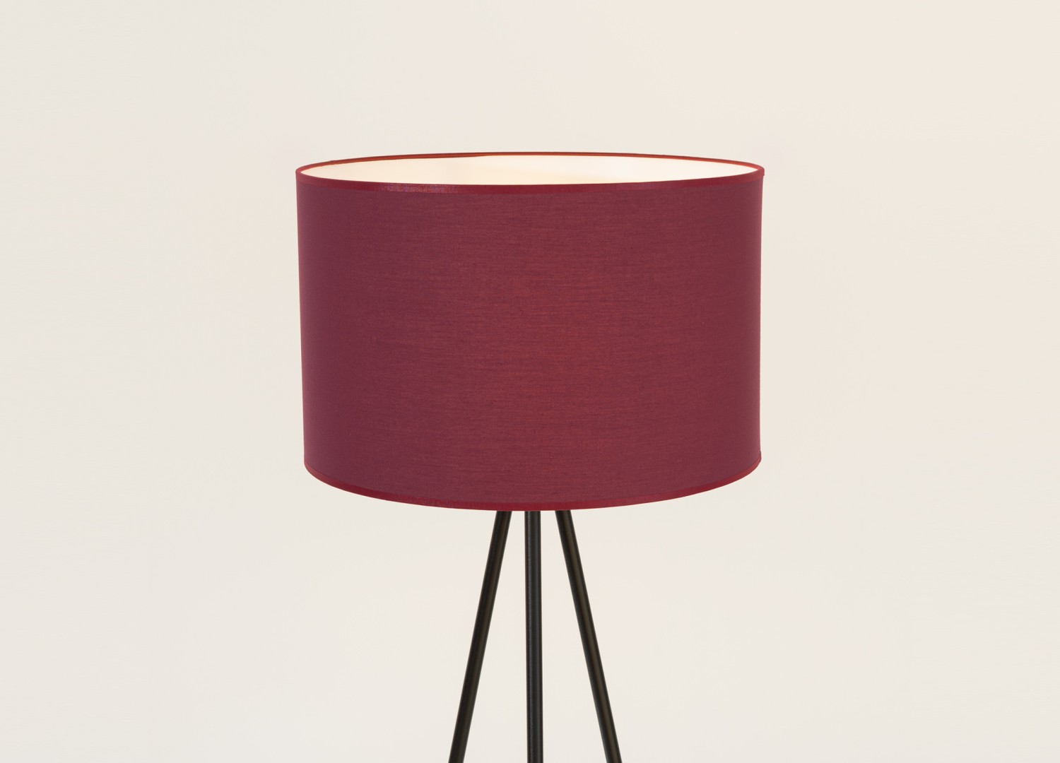 Lampadaire NEVIA bordeaux 135 cm E27 – vue 6