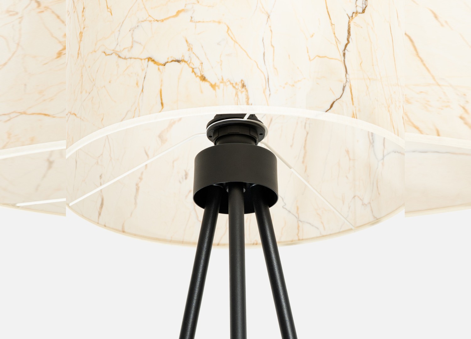 Lampadaire NEVIA effet marbre beige 135 cm E27 – vue 7