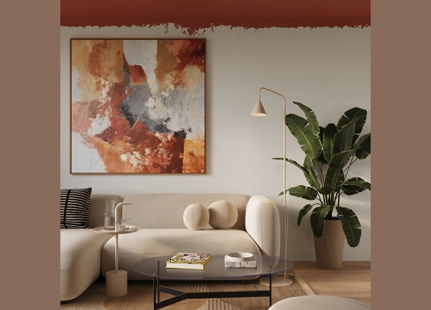 Lampadaire NOX beige – vue complémentaire 11