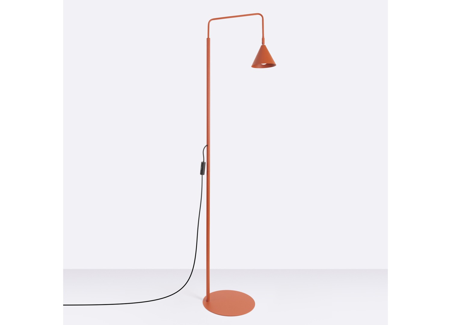 Lampadaire NOX ocre rouge – vue complémentaire 2