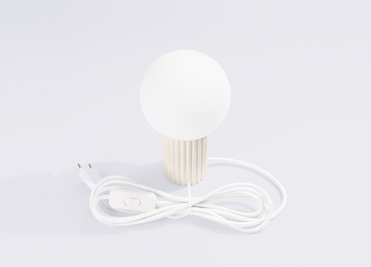 Lampe à poser HALO beige – vue complémentaire 5