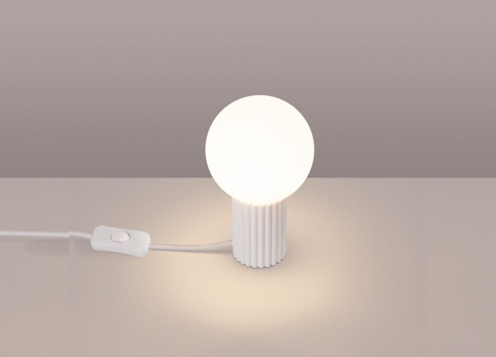 Lampe à poser HALO blanc – vue complémentaire 3