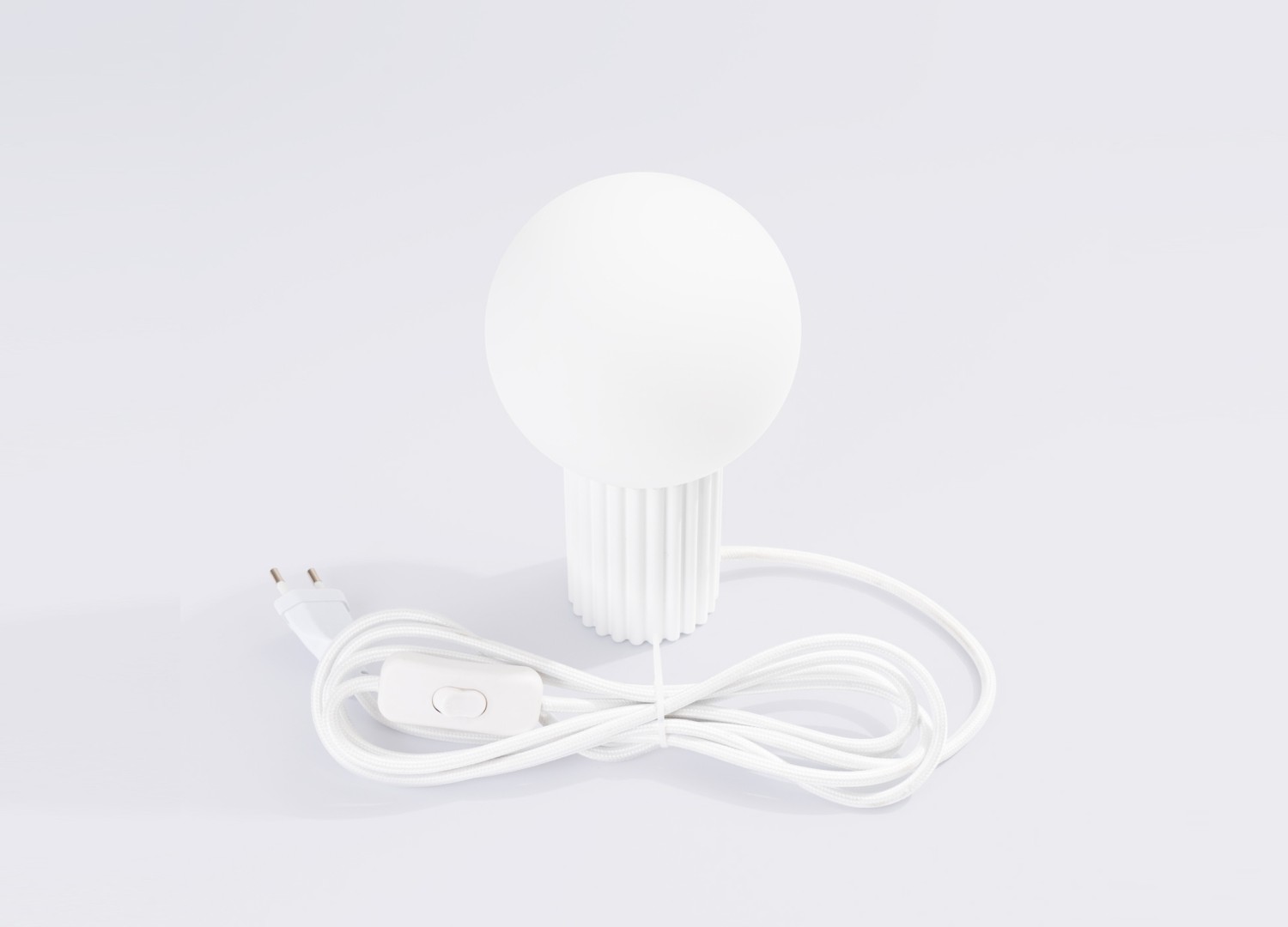 Lampe à poser HALO blanc – vue complémentaire 5