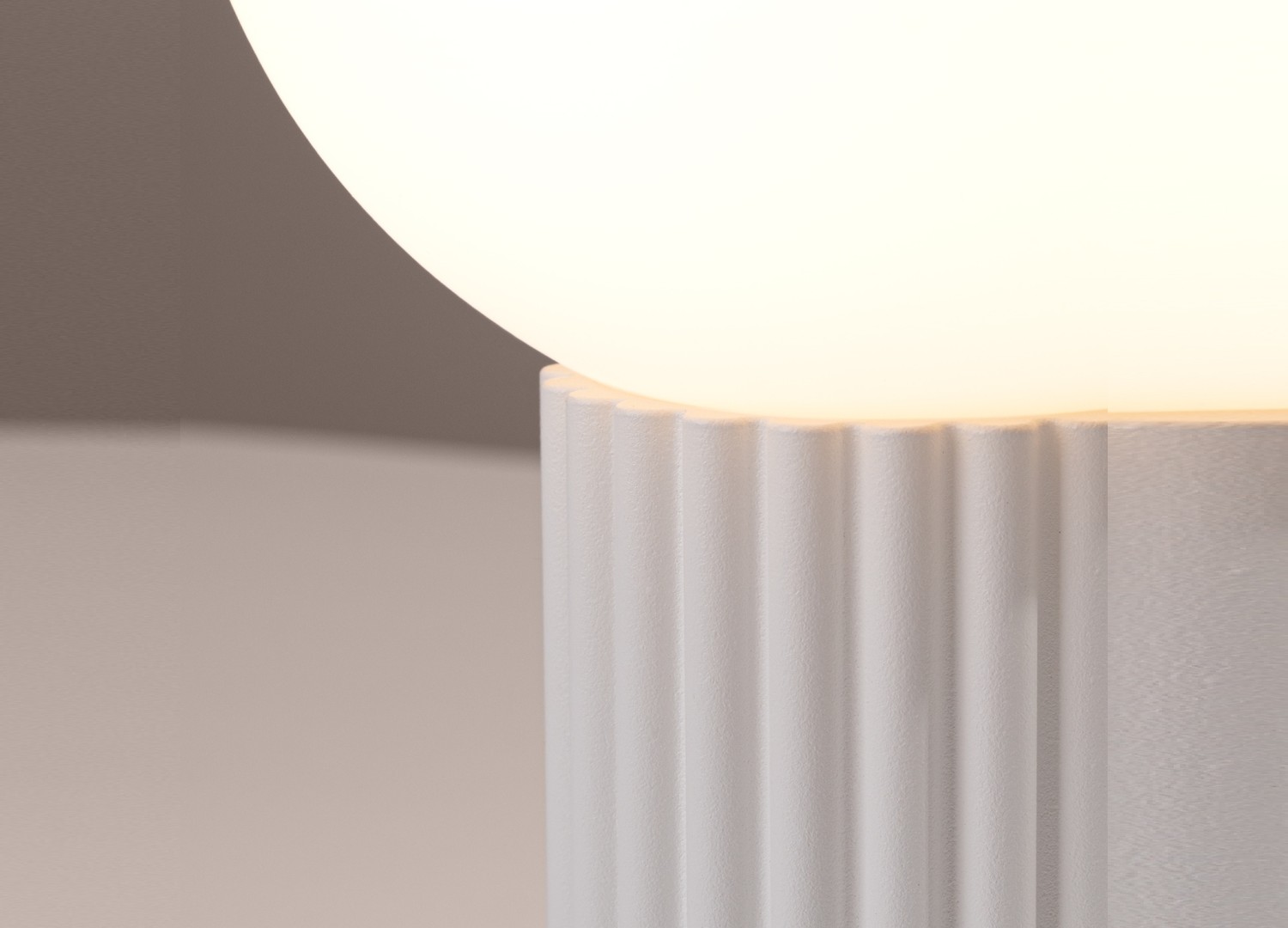 Lampe à poser HALO blanc – vue complémentaire 6