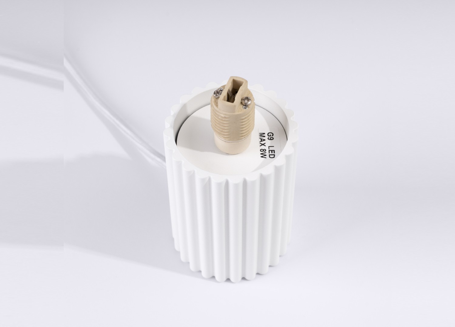 Lampe à poser HALO blanc – vue complémentaire 7