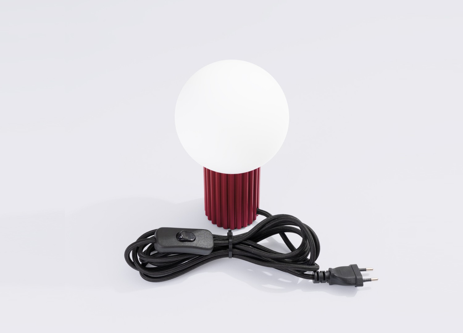 Lampe à poser HALO bordeaux – vue complémentaire 5