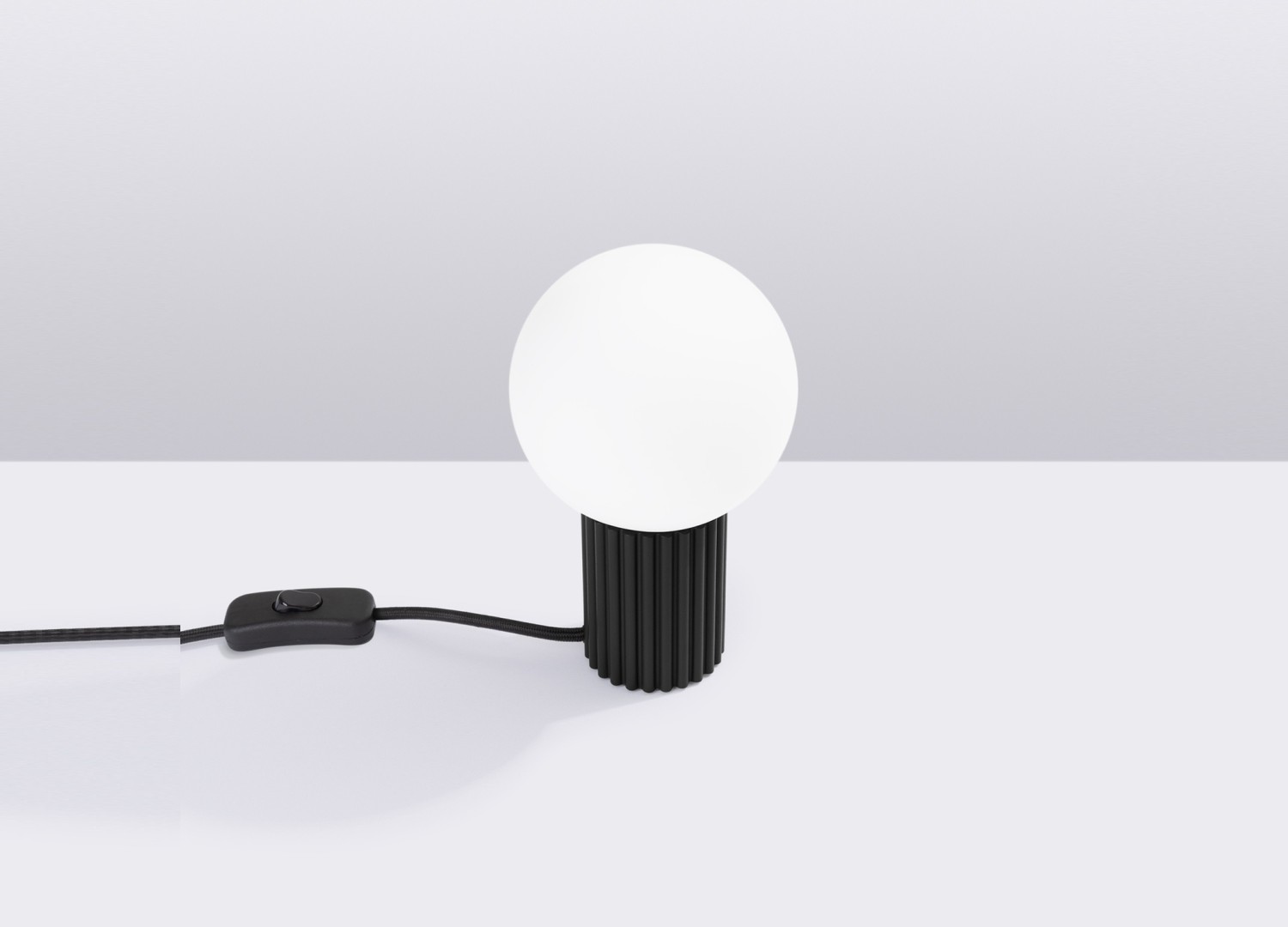 Lampe à poser HALO noir – vue complémentaire 2