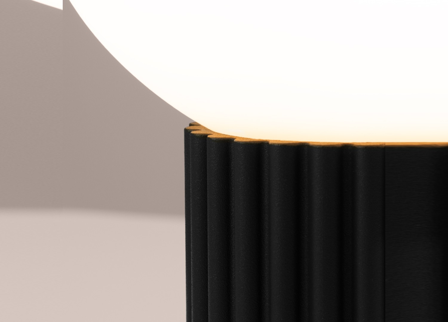 Lampe à poser HALO noir – vue complémentaire 6