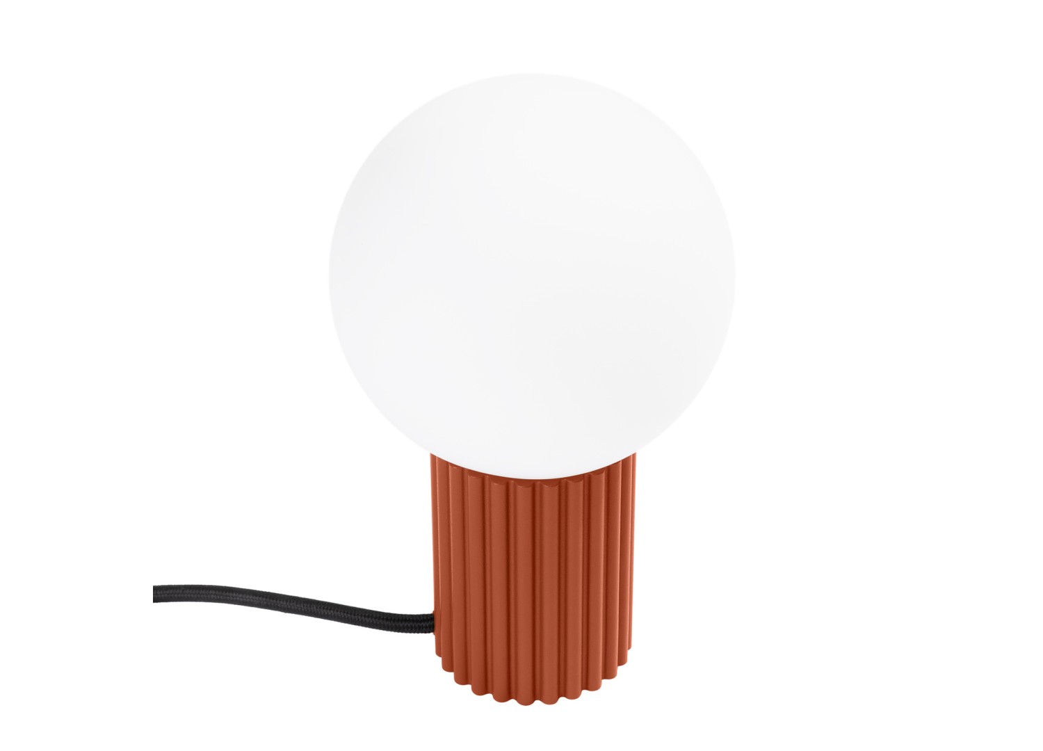 Lampe à poser HALO ocre rouge