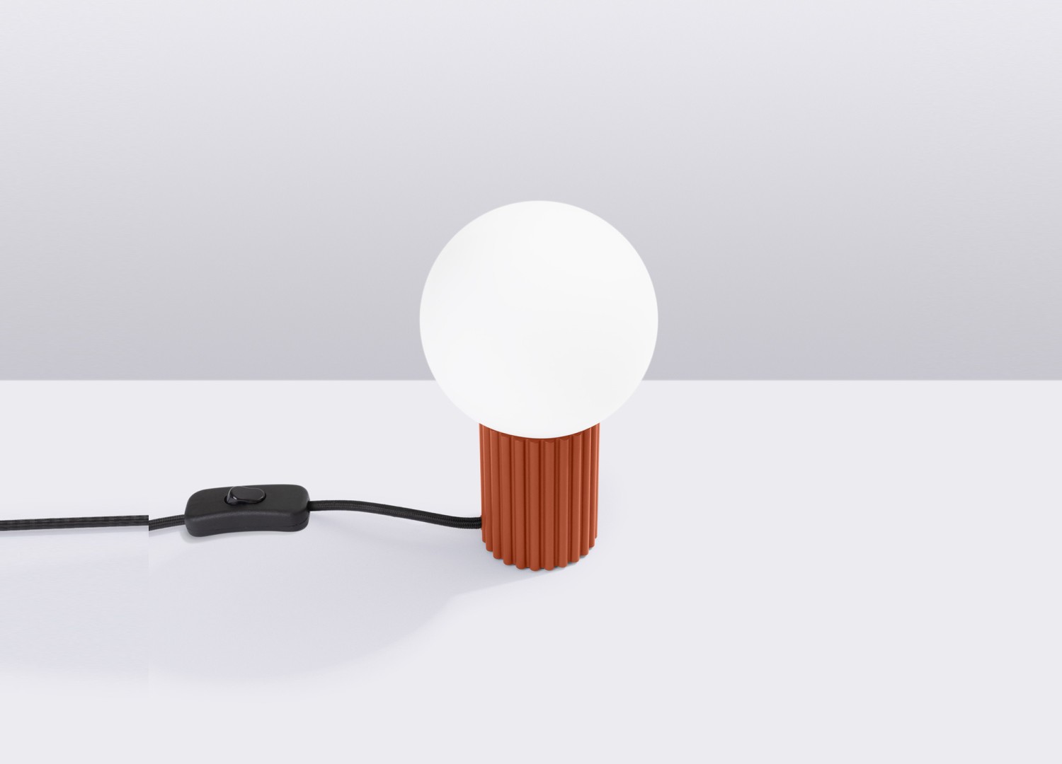 Lampe à poser HALO ocre rouge – vue complémentaire 2