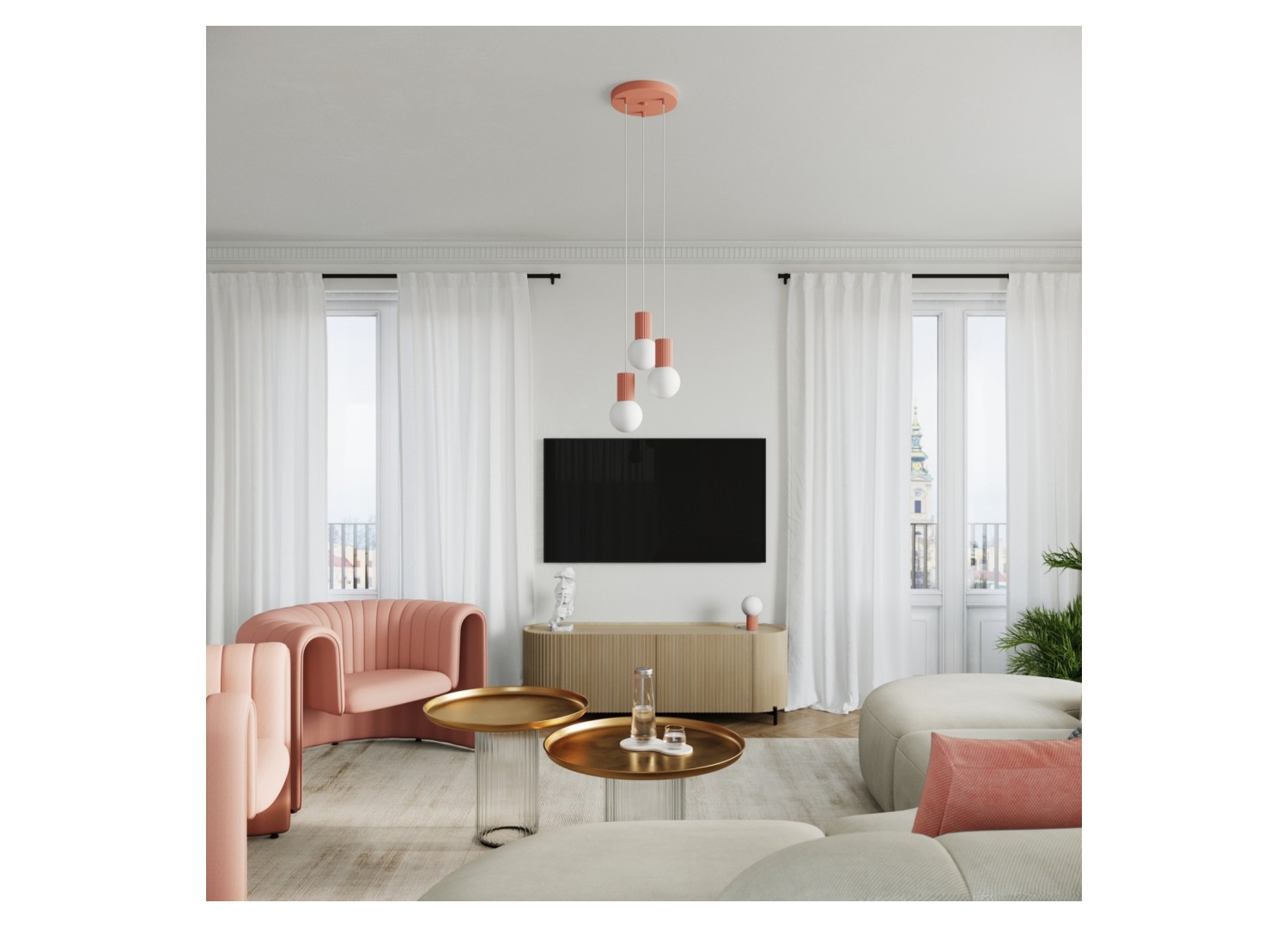 Lampe à poser HALO pêche – dimensions