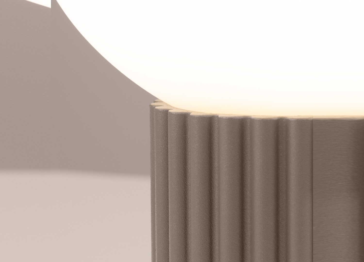 Lampe à poser HALO taupe – vue complémentaire 6