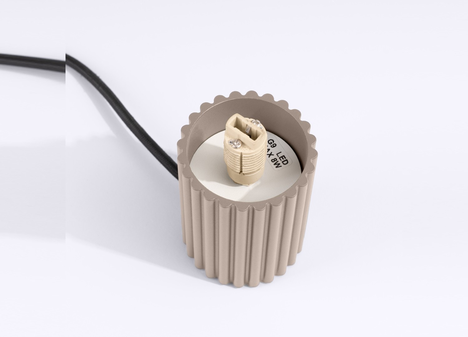 Lampe à poser HALO taupe – vue complémentaire 7