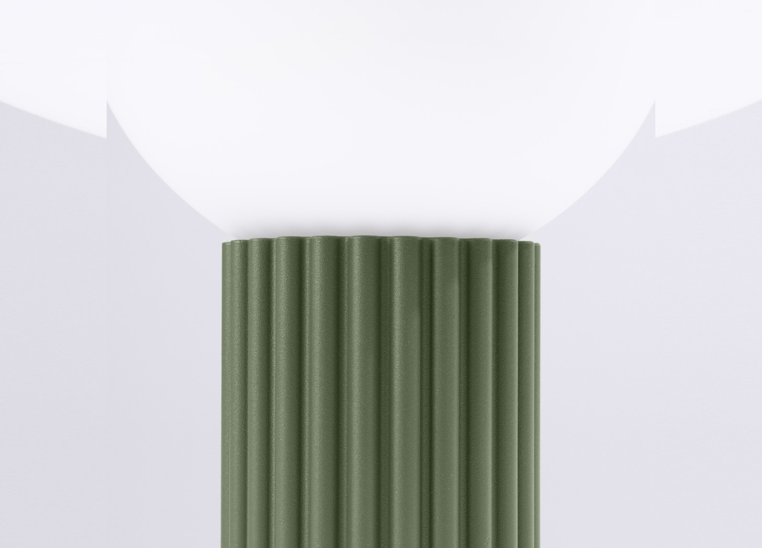 Lampe à poser HALO vert olive – vue complémentaire 4