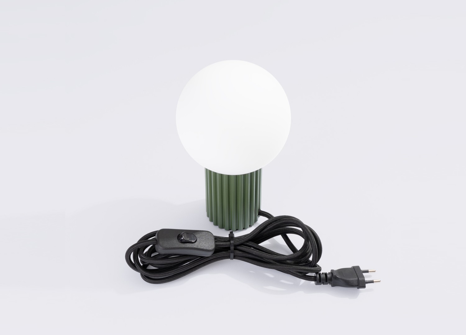 Lampe à poser HALO vert olive – vue complémentaire 5