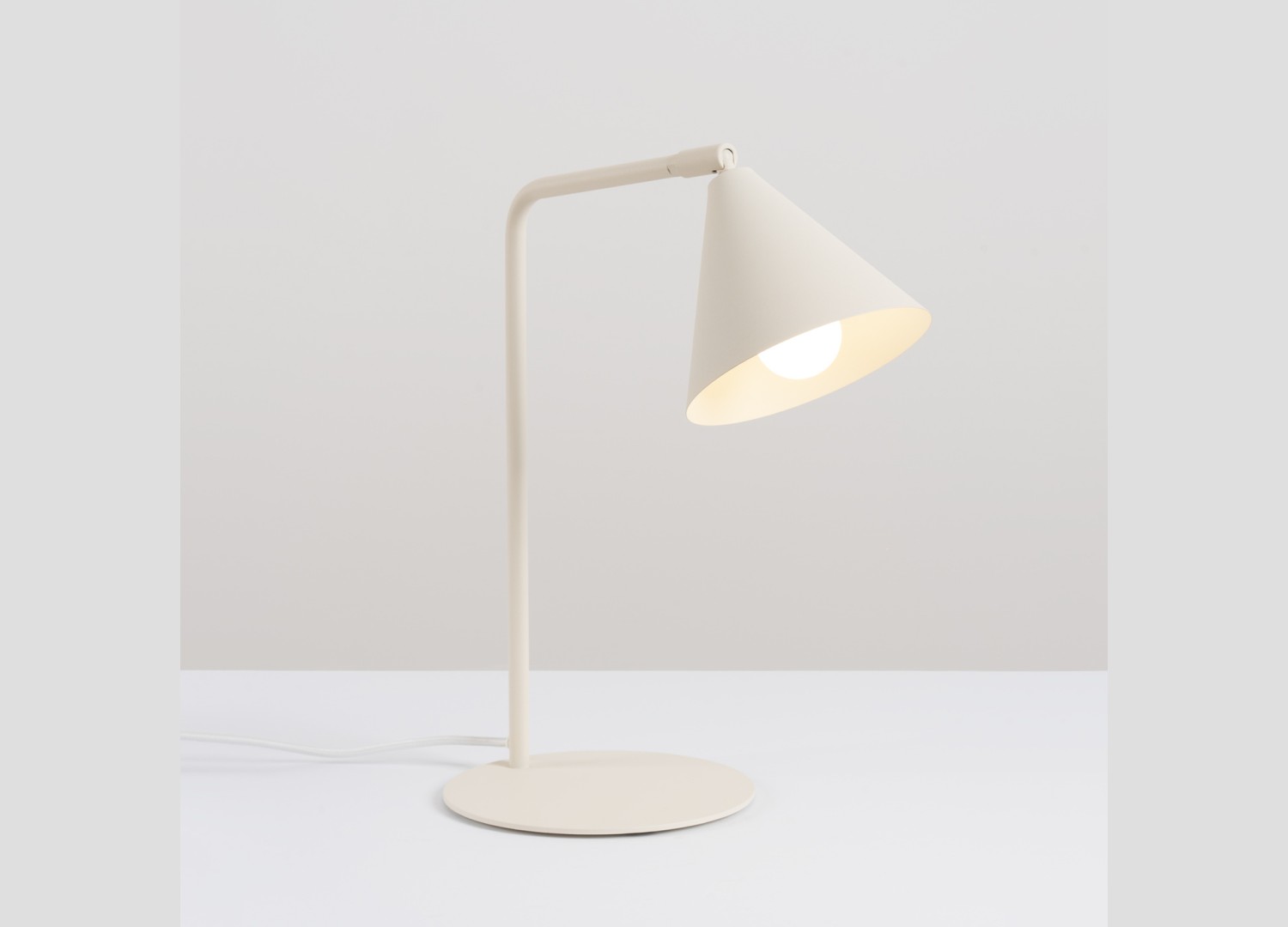 Lampe à poser NOX beige – vue complémentaire 3