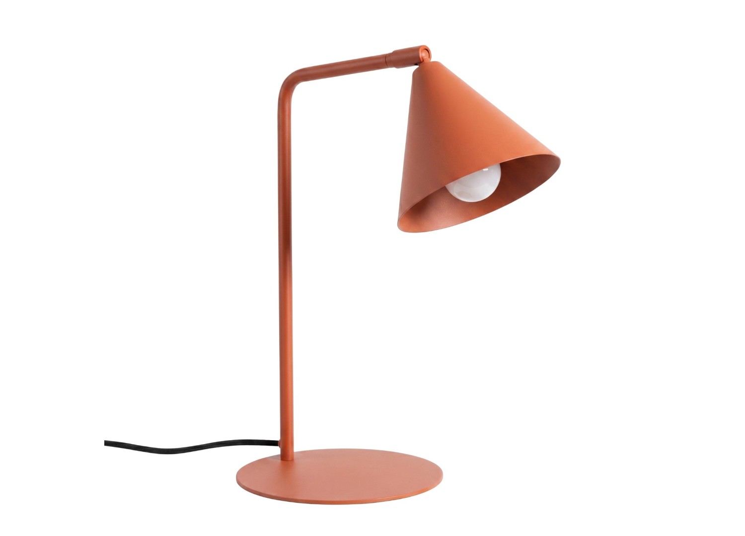 Lampe à poser NOX ocre rouge