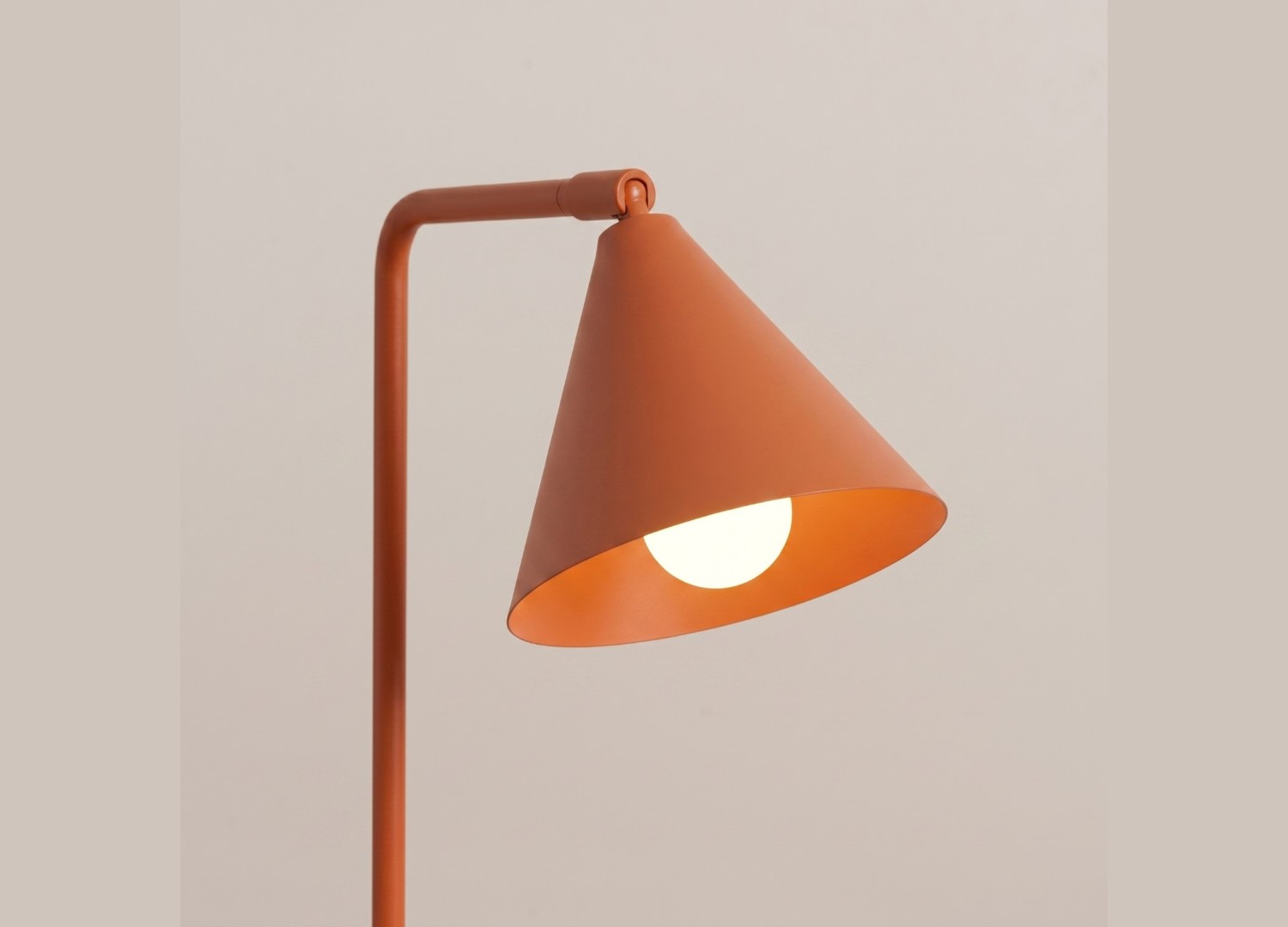 Lampe à poser NOX ocre rouge – vue complémentaire 4
