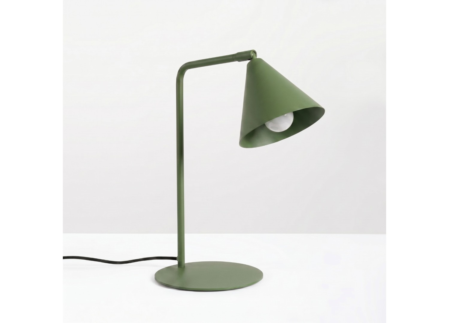 Lampe à poser NOX vert olive – vue complémentaire 2