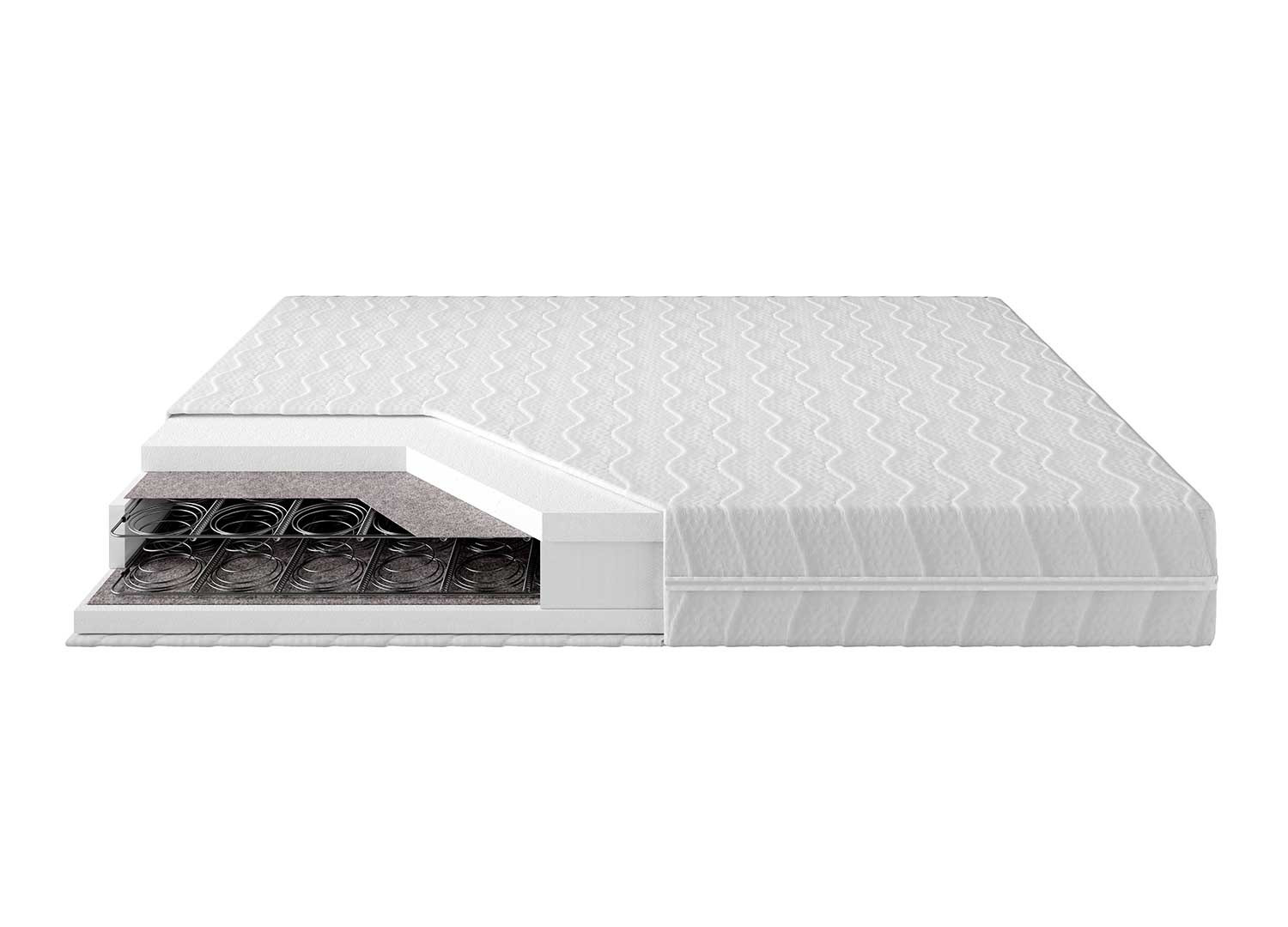 Lit blanc escamotable vertical 140x200 cm Bed Concept