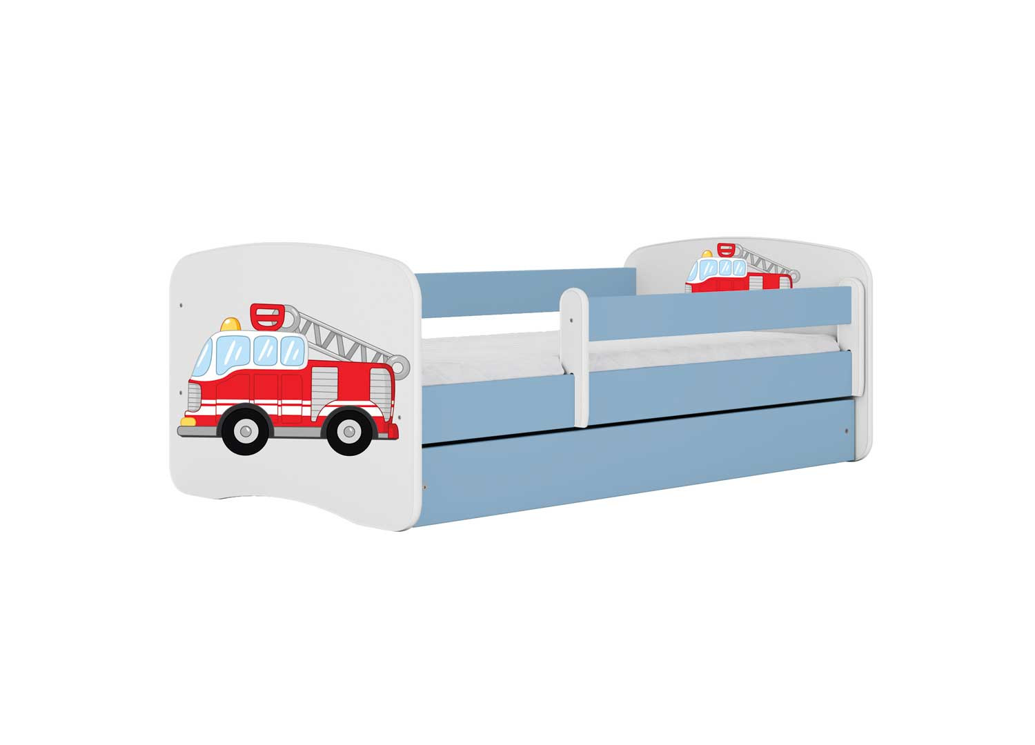 Lit camion pompier garçon 70x140, 80x160, 80x180 cm