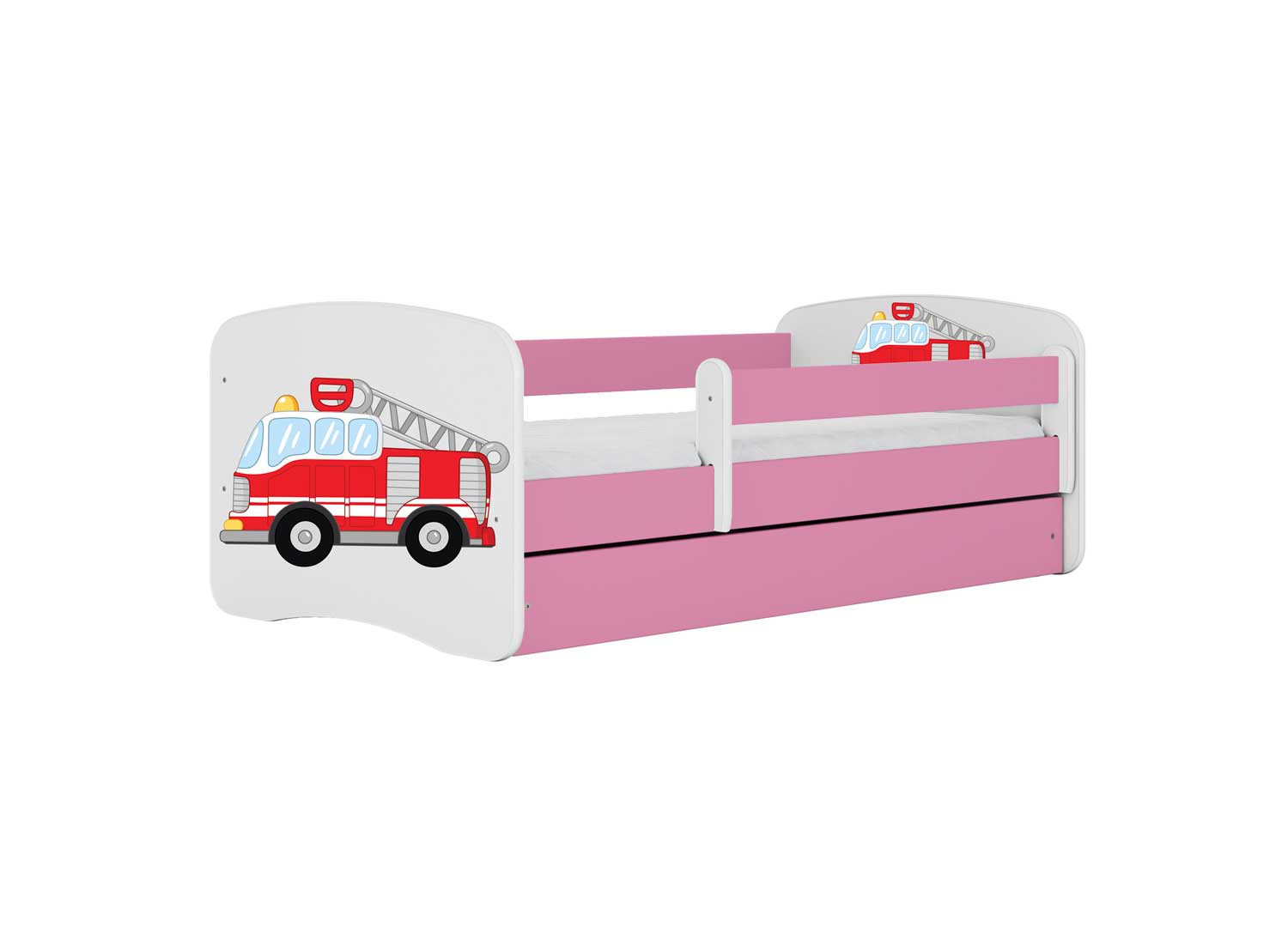 Lit camion pompier garçon 70x140, 80x160, 80x180 cm