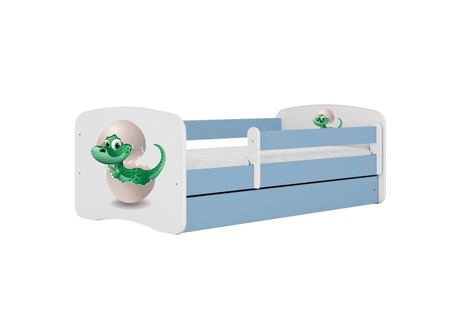 Lit enfant avec tiroir de lit + matelas + sommier 3 couchages