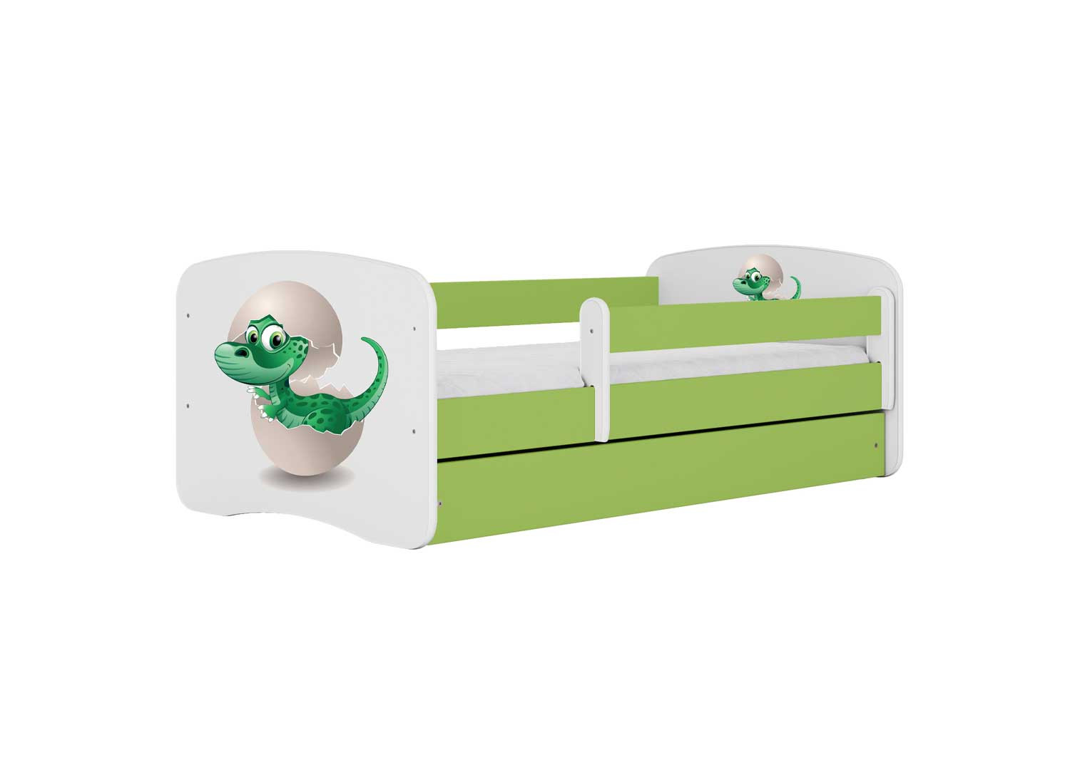 Lit enfant avec tiroir de lit + matelas + sommier 3 couchages