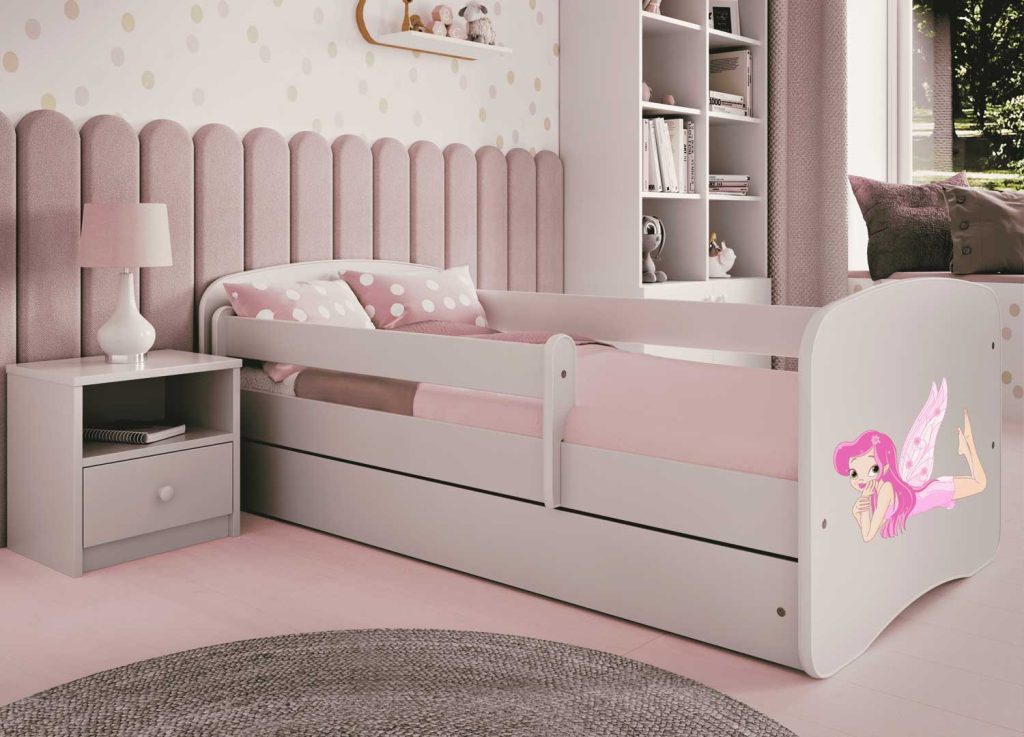Lit enfant décor fée 70x140, 80x160, 80x180 cm