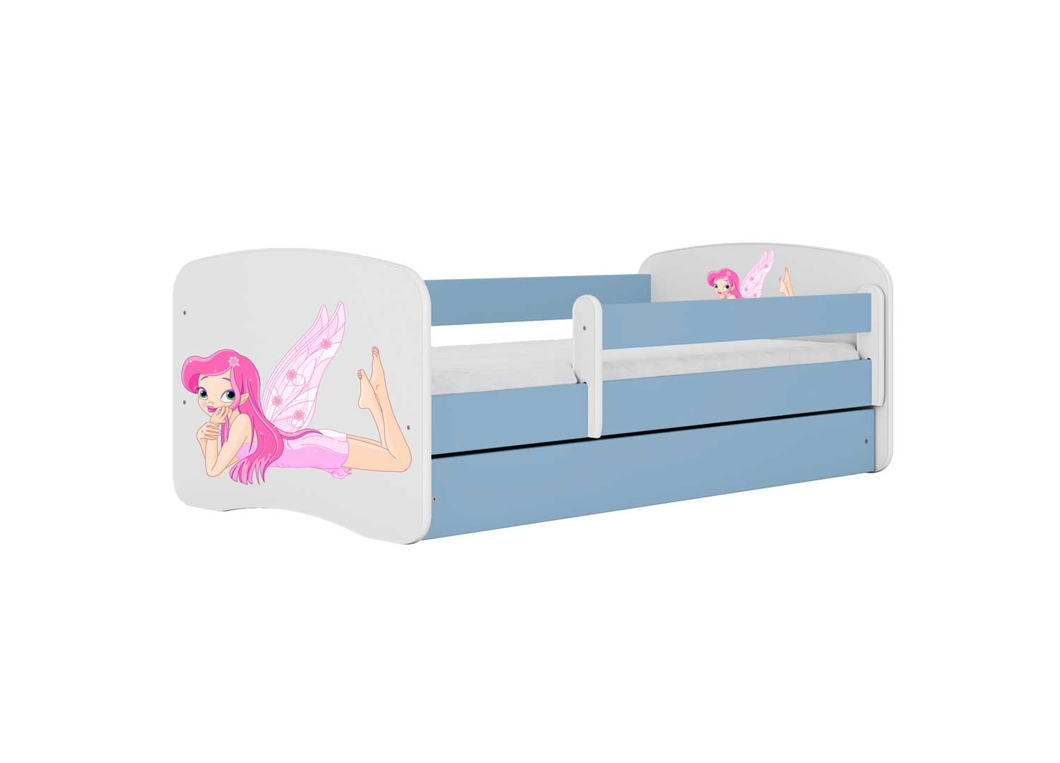 Lit enfant décor fée 70x140, 80x160, 80x180 cm