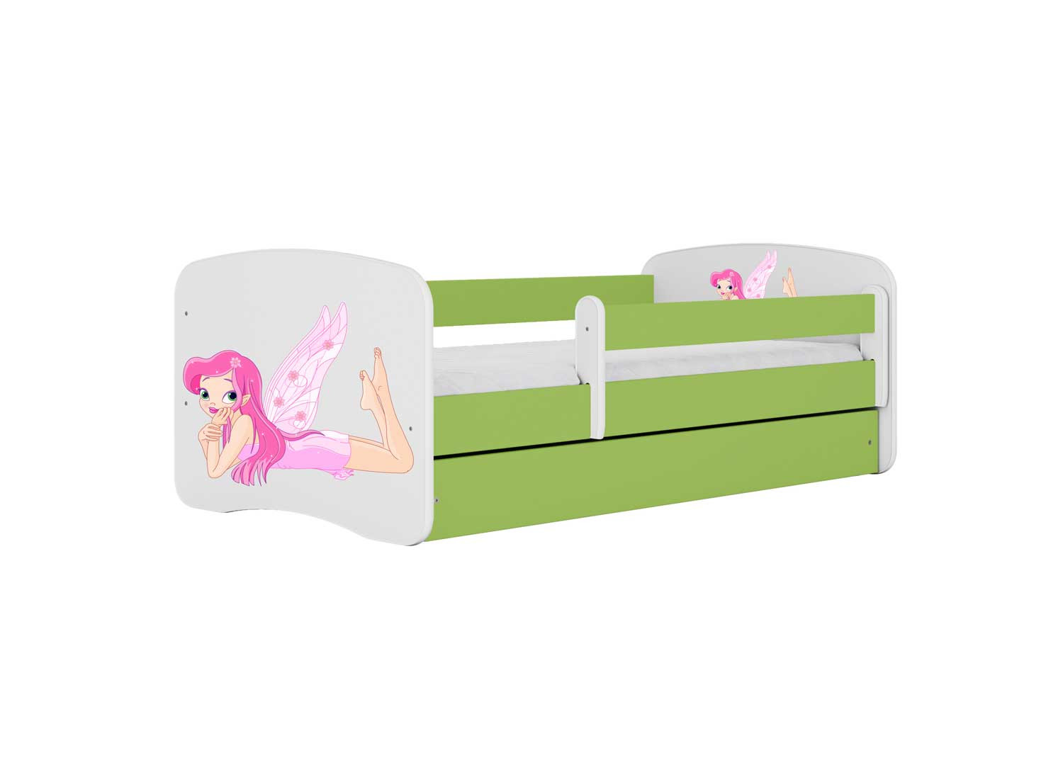 Lit enfant décor fée 70x140, 80x160, 80x180 cm