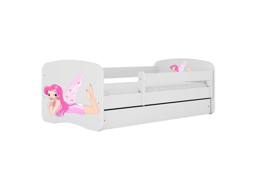 Lit enfant décor fée 70x140, 80x160, 80x180 cm