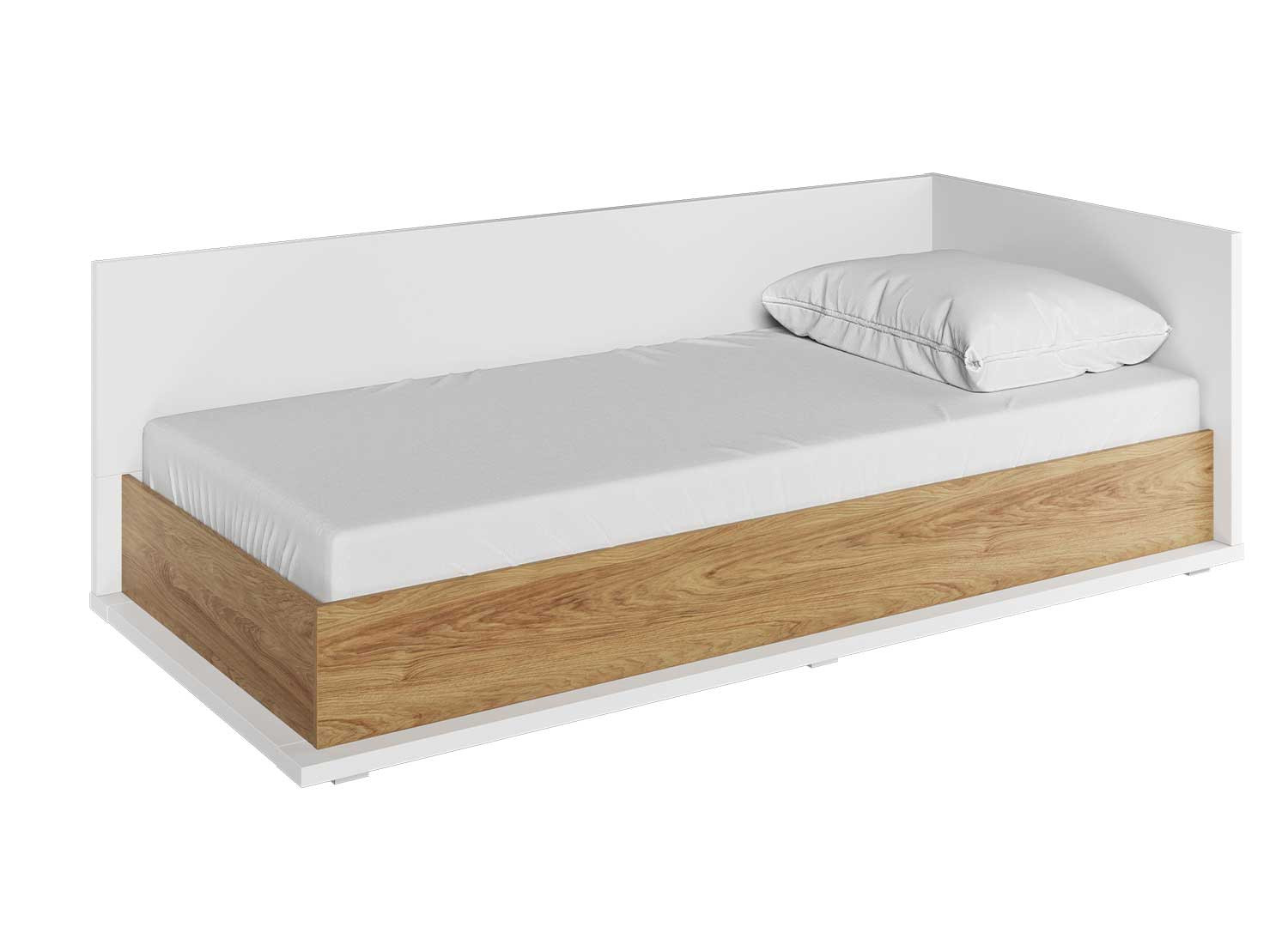 Lit enfant version droite 90x200 cm avec rangement