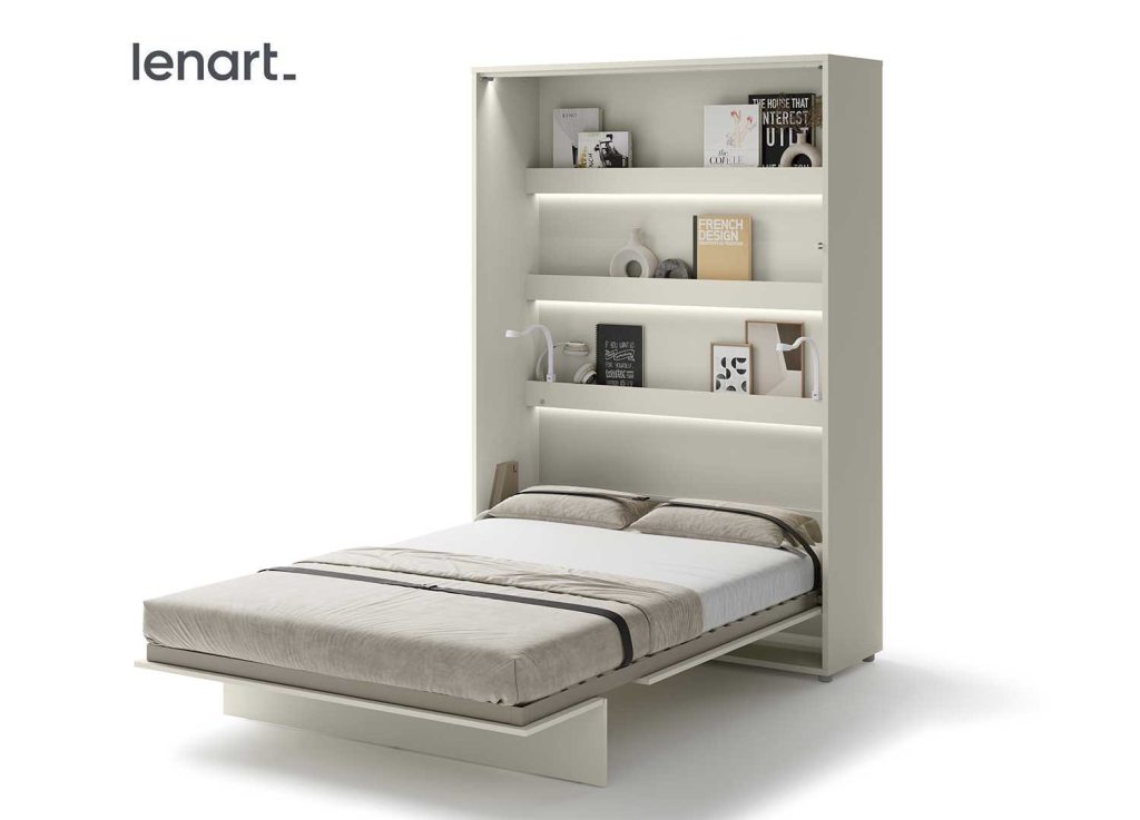 Lit escamotable vertical cachemire 140x200 cm Bed Concept