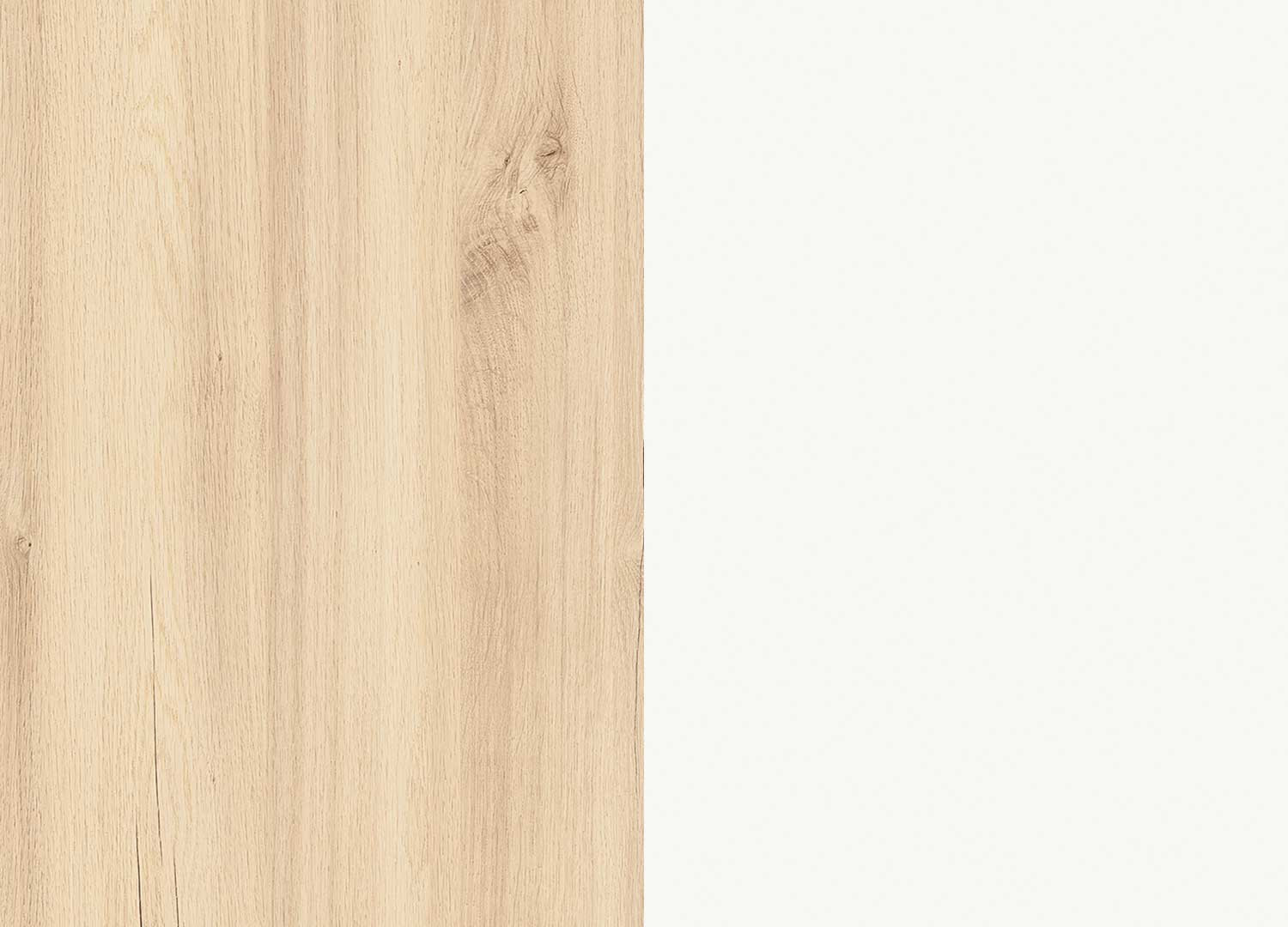 Lit moderne en bois avec chevets suspendus Yuna