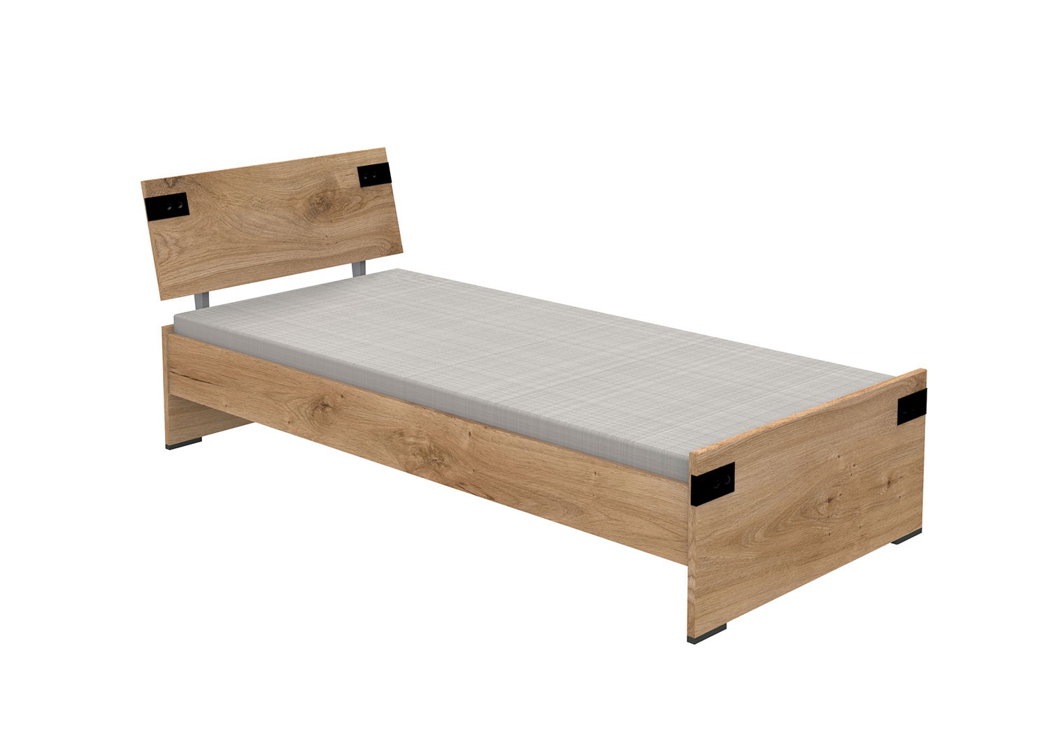 Lit pour enfant 3 couchages style industriel