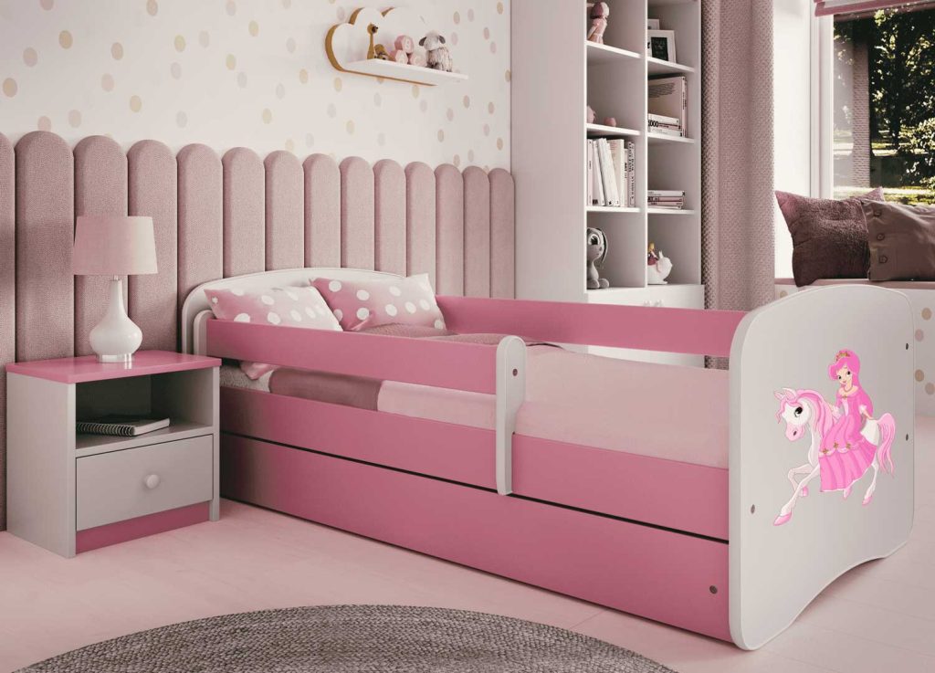 Lit pour fille princesse 70x140, 80x160, 80x180 cm