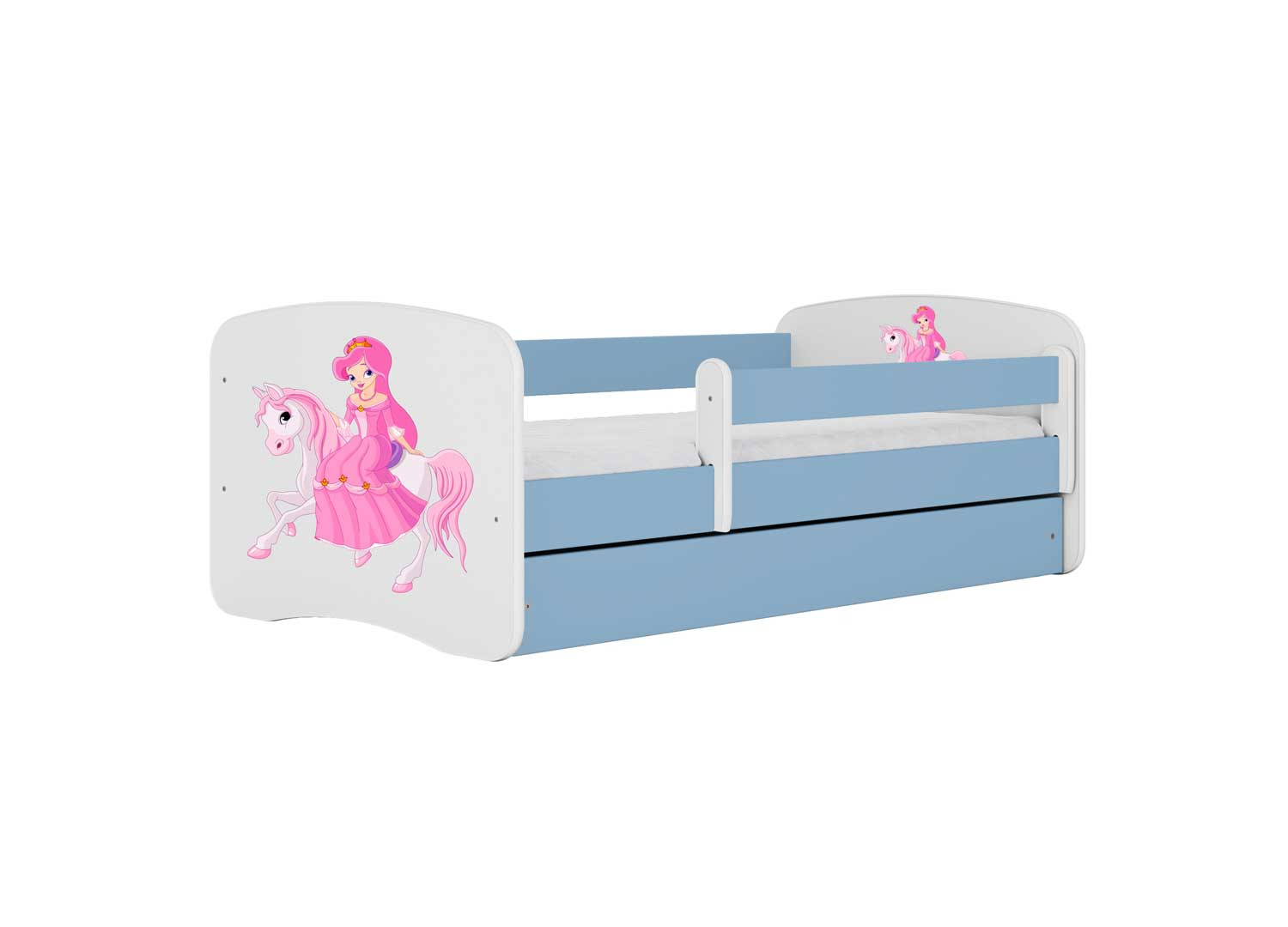Lit pour fille princesse 70x140, 80x160, 80x180 cm