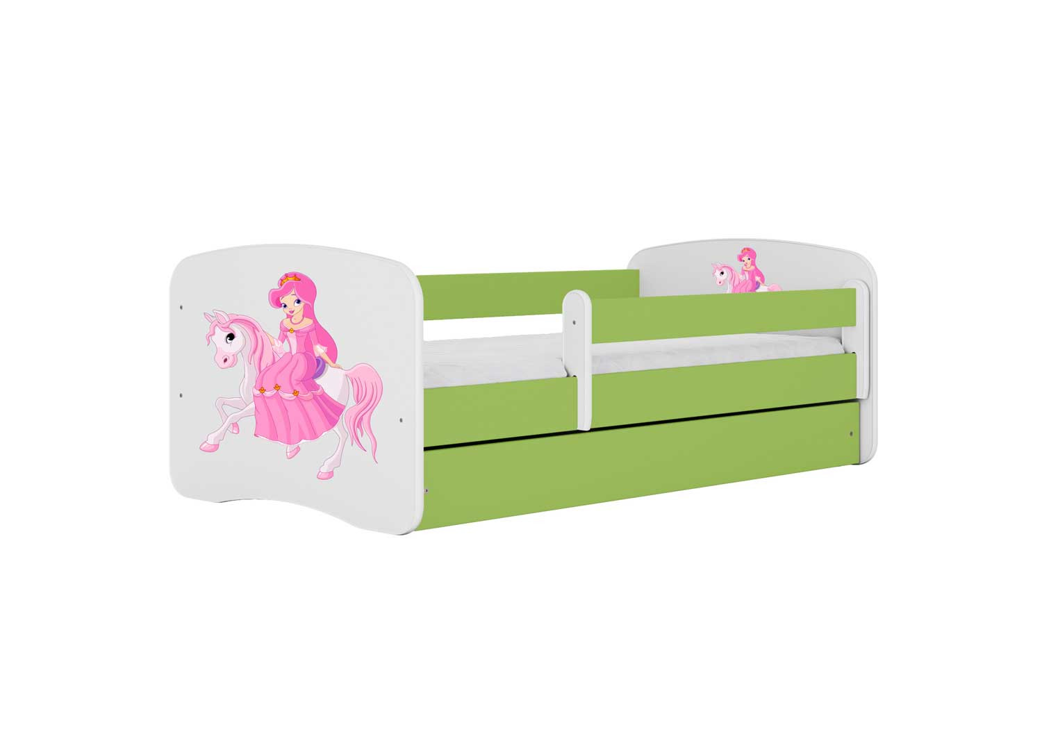 Lit pour fille princesse 70x140, 80x160, 80x180 cm