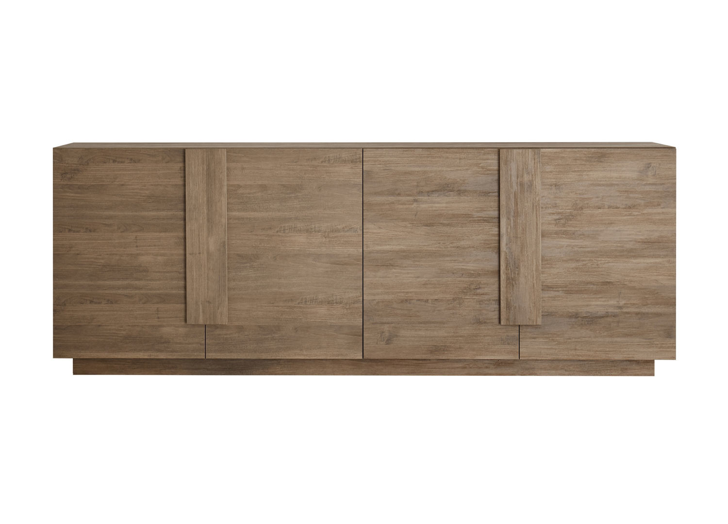 Long buffet de salle à manger 4 portes chêne 241 cm