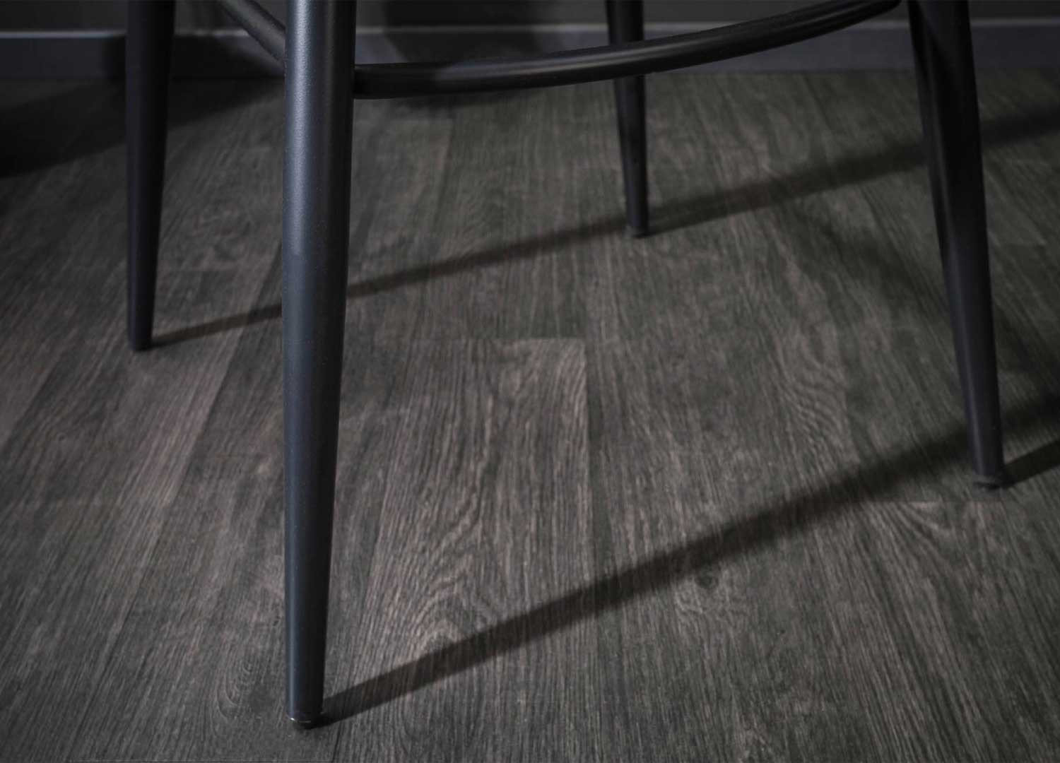 Lot de 2 chaises de bar velours gris argent