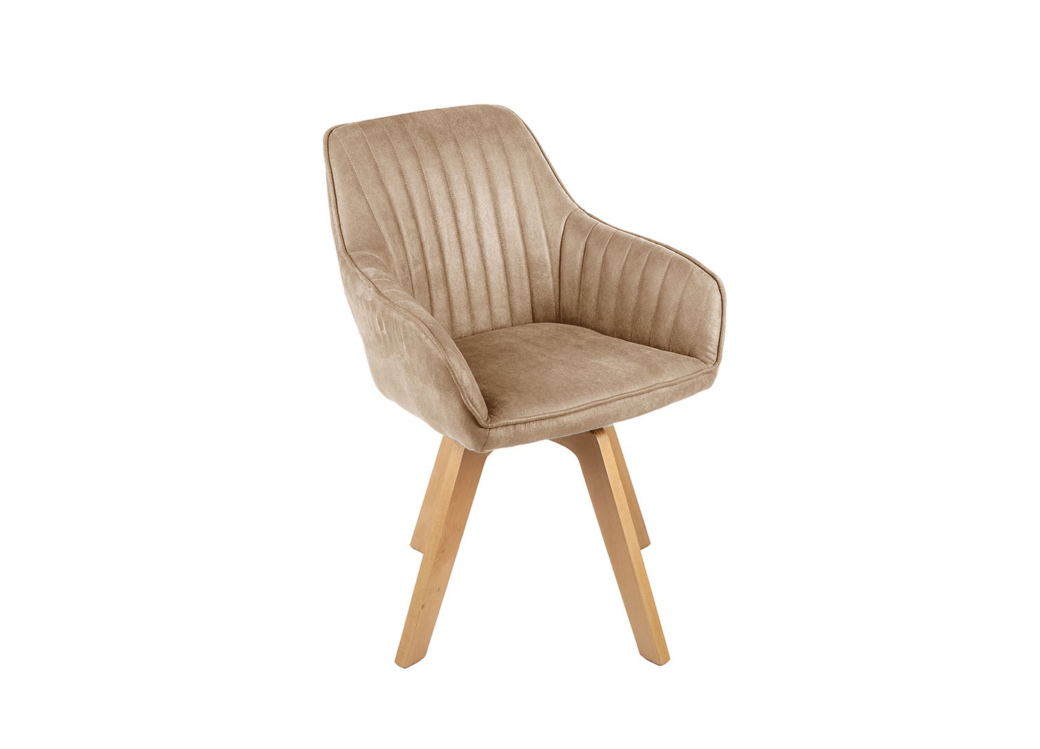 Lot de 2 chaises design pivotantes avec accoudoirs