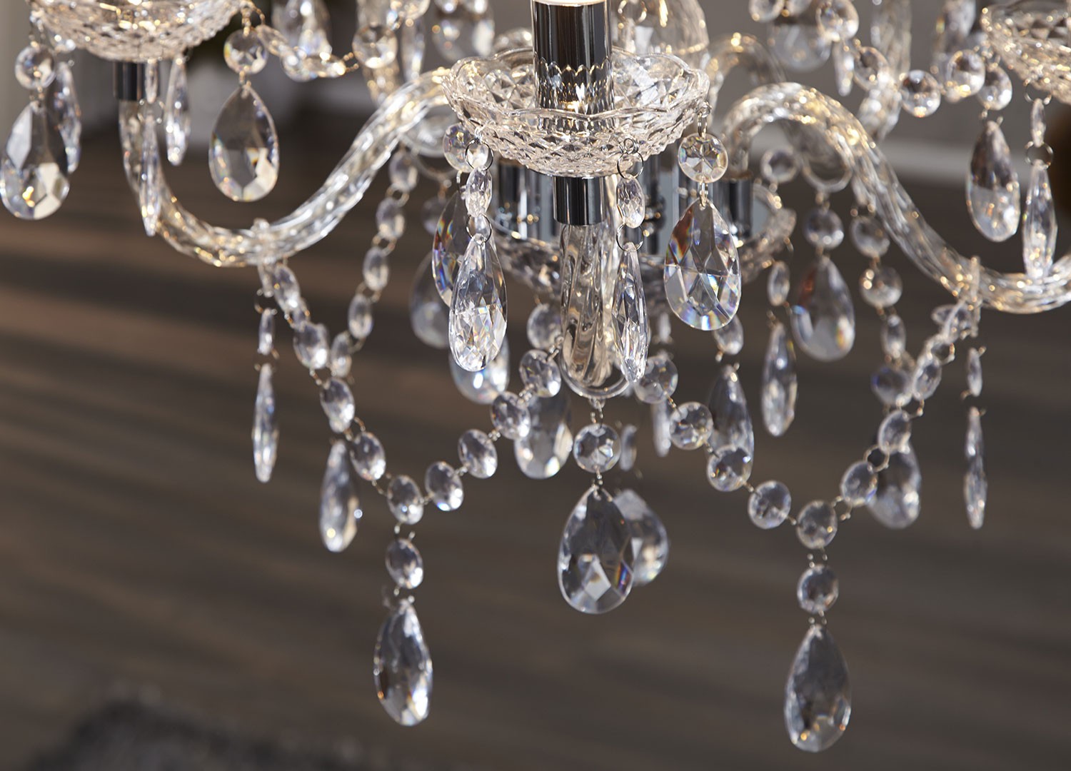 Lustre luminaire baroque cristal