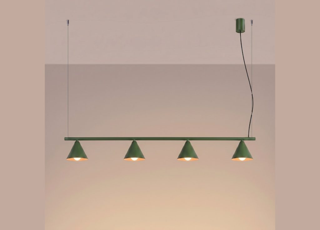 Lustre NOX 4L vert olive – vue complémentaire 3