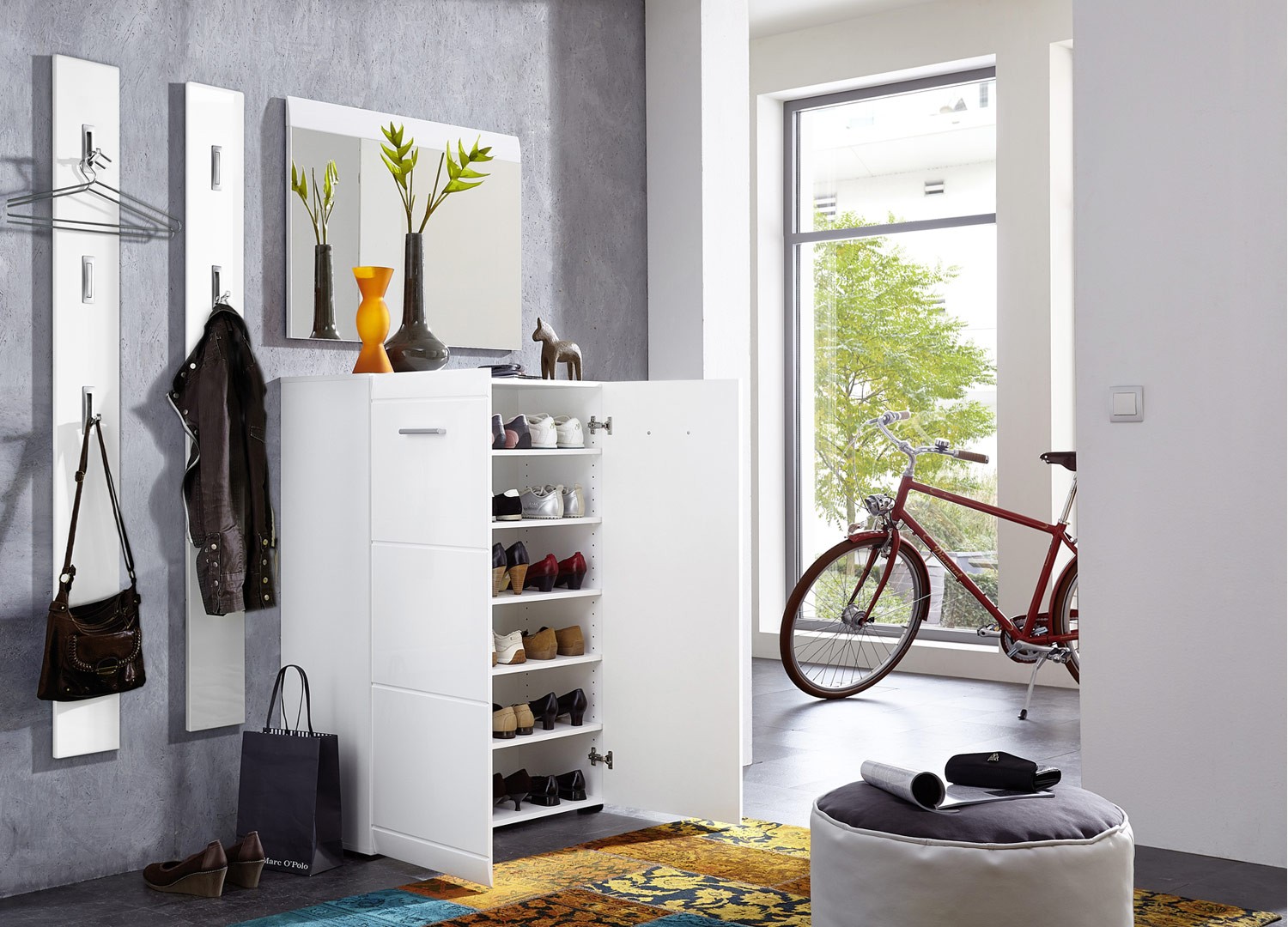 Meuble à chaussures et vestiaire pas cher